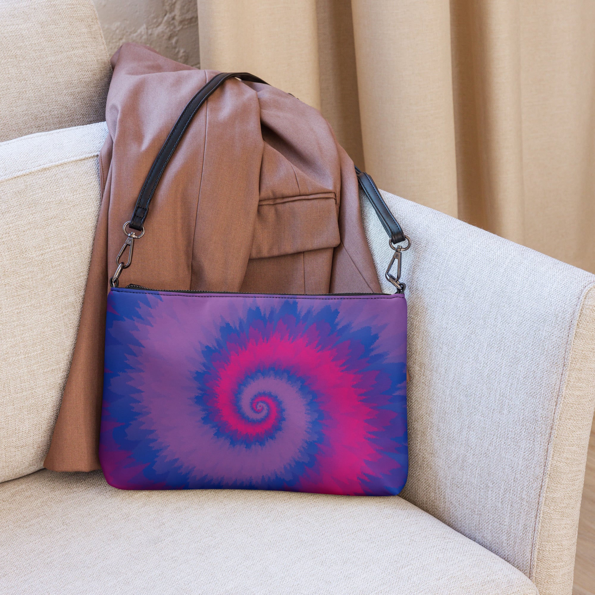 Crossbody bag Tie Dye Spiral Bisexual