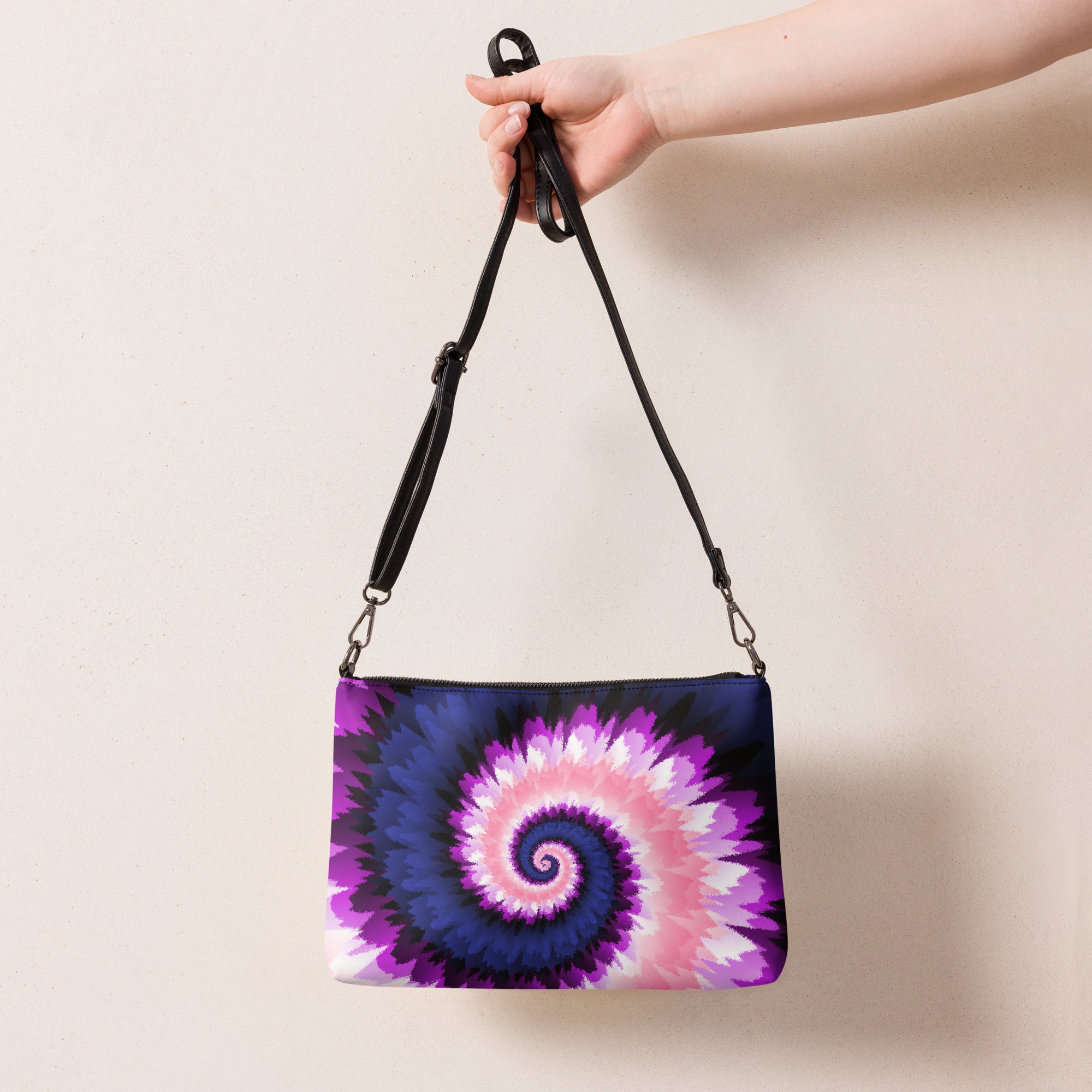 Crossbody bag Tie Dye Spiral Genderfluid
