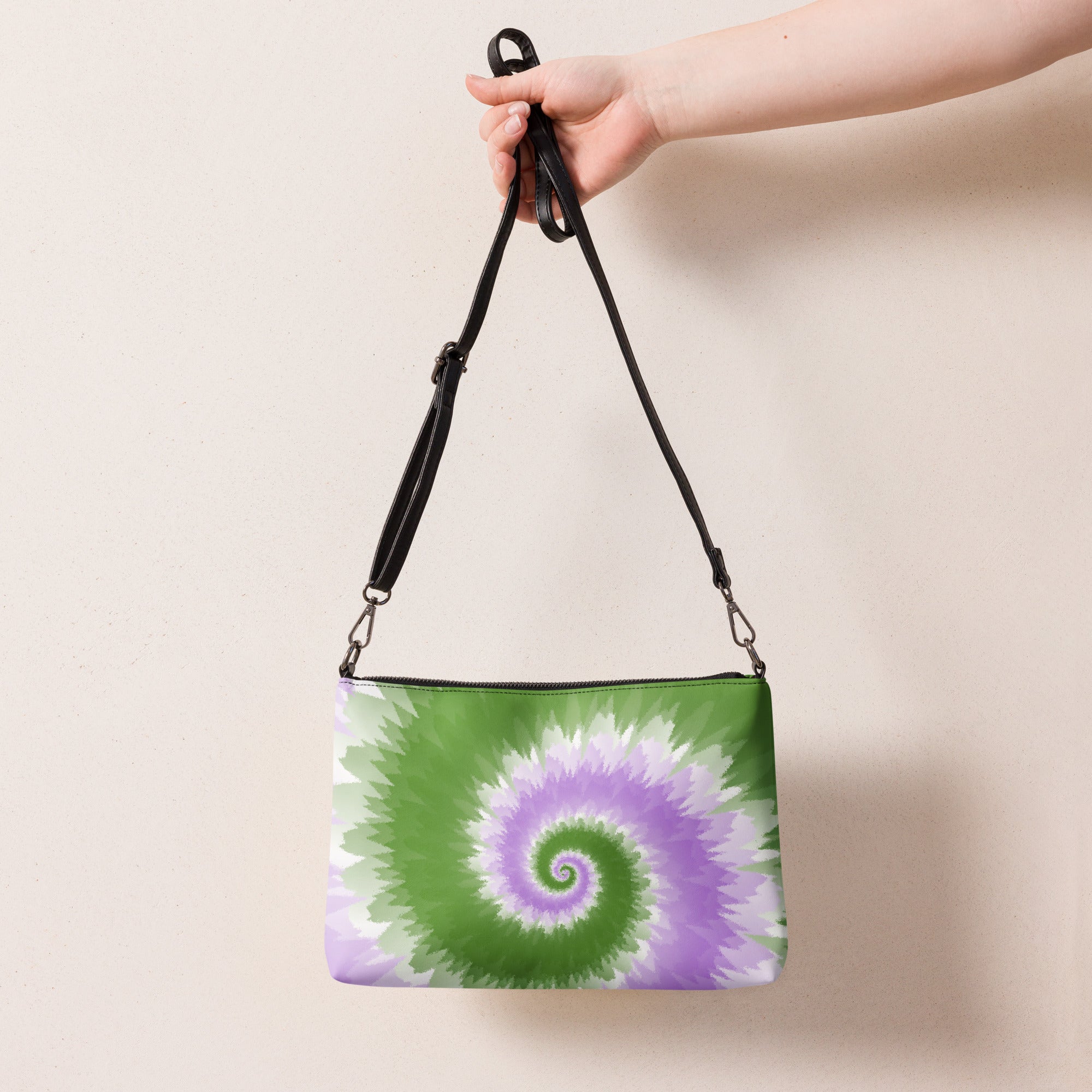 Crossbody bag Tie Dye Spiral Genderqueer