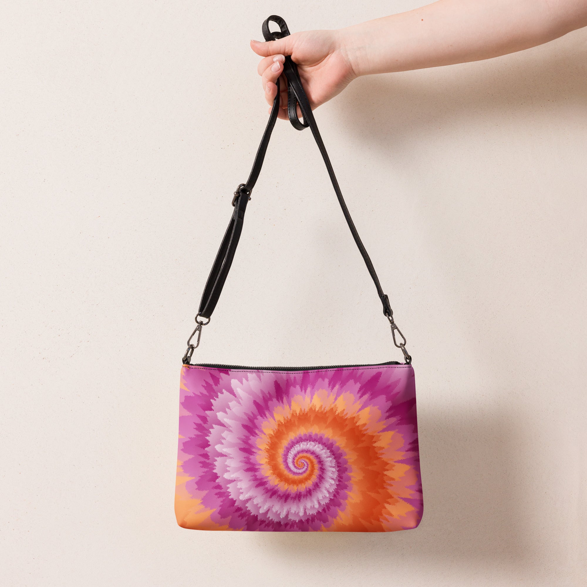 Crossbody bag Tie Dye Spiral Lesbian