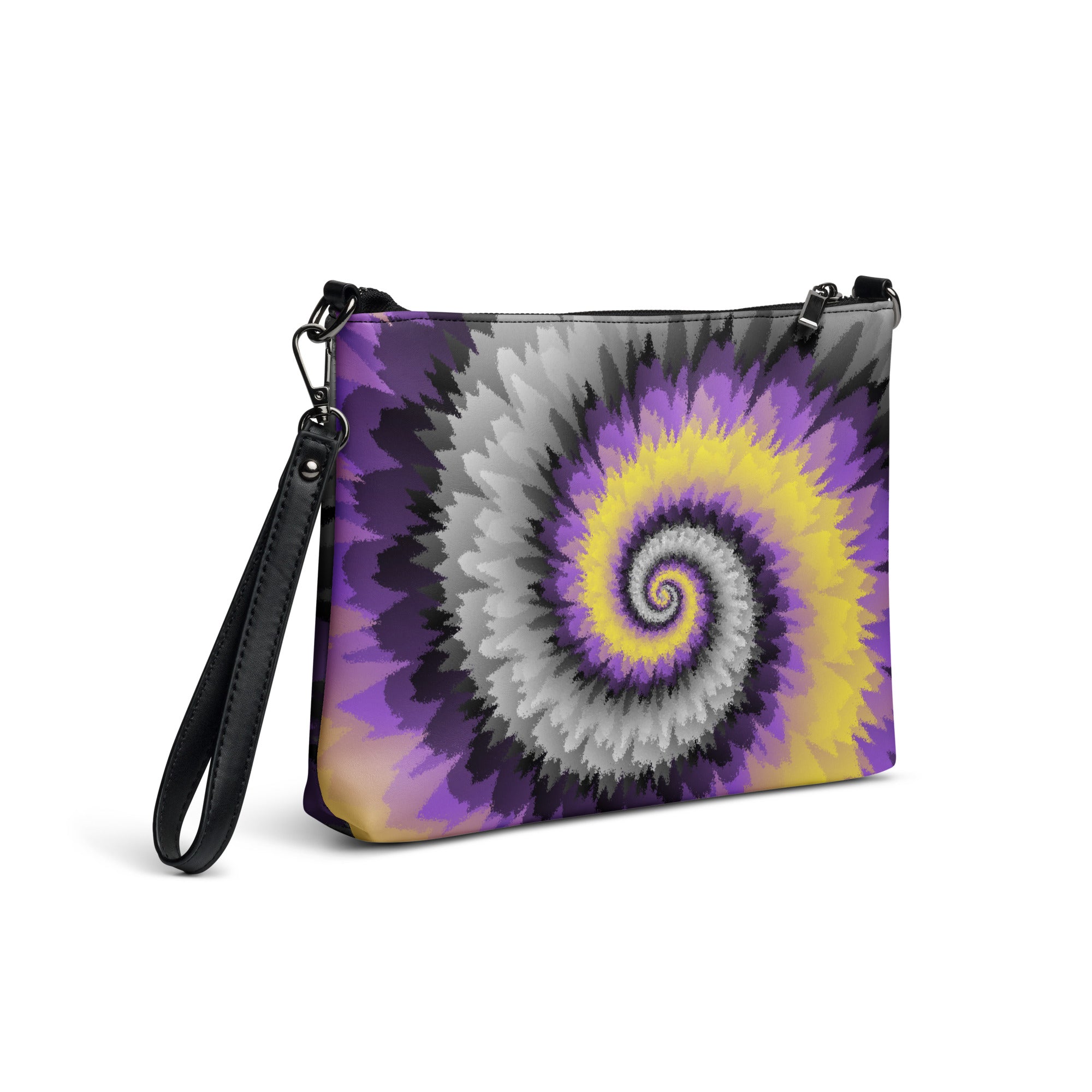 Crossbody bag Tie Dye Spiral Nonbinary