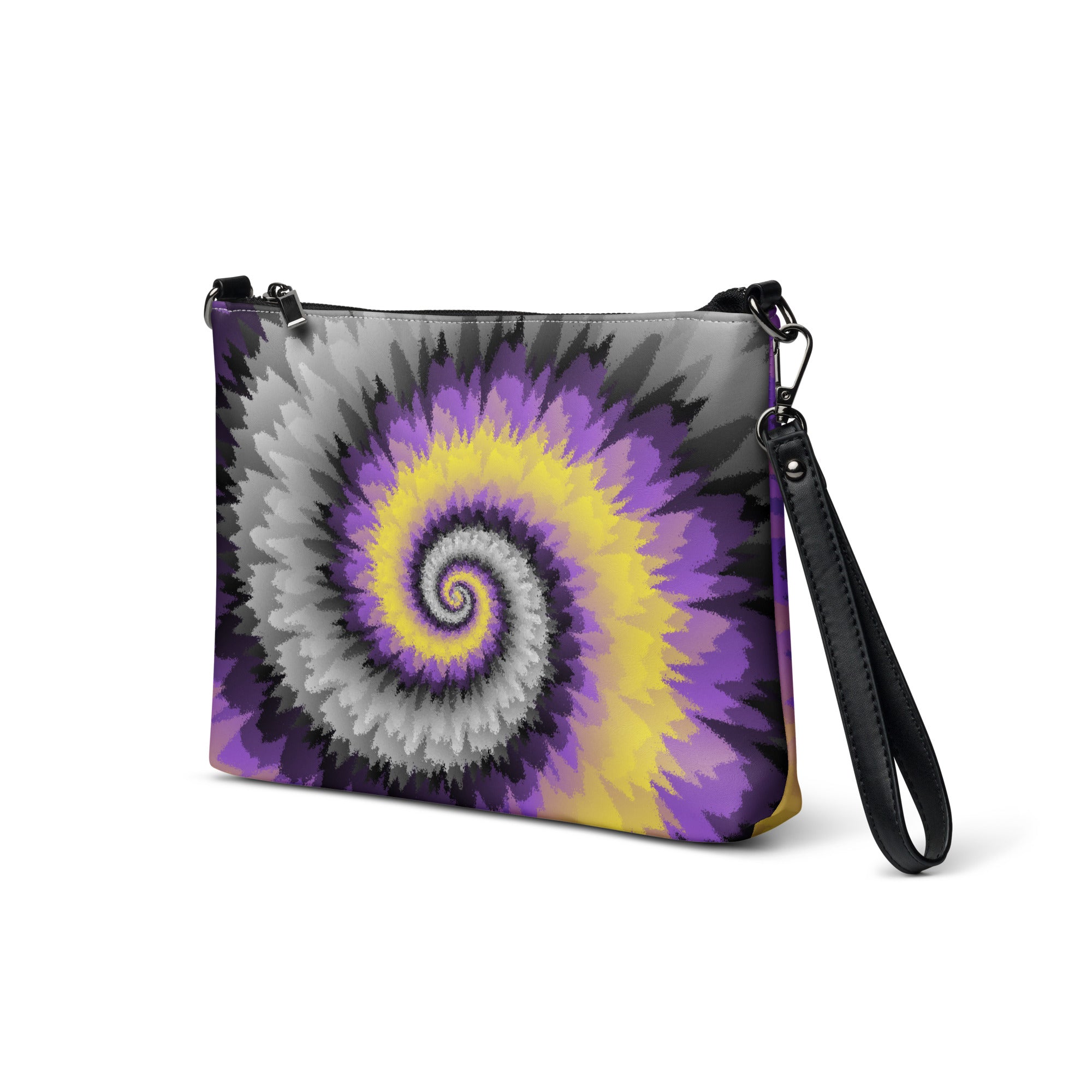 Crossbody bag Tie Dye Spiral Nonbinary