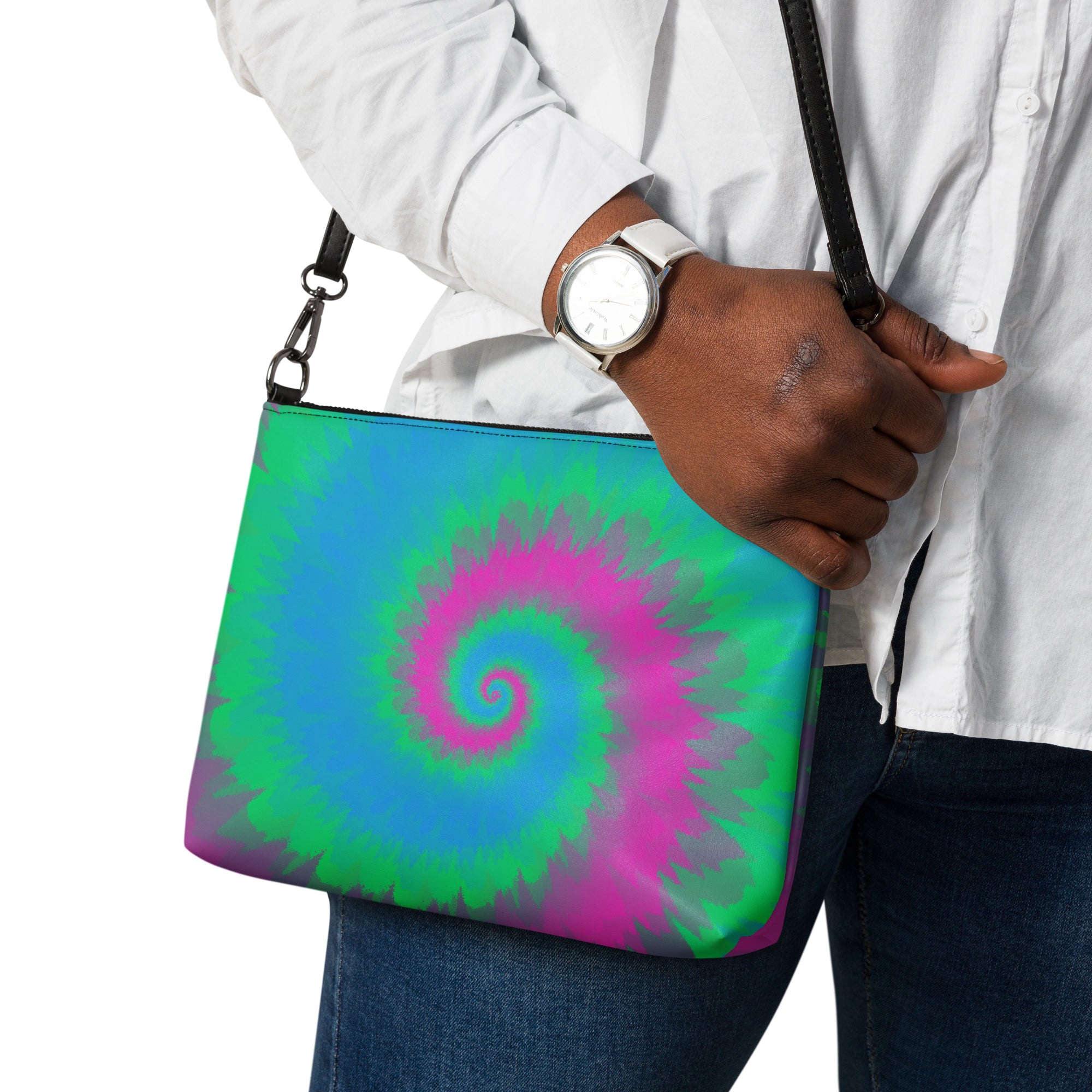 Crossbody bag Tie Dye Spiral Polysexual