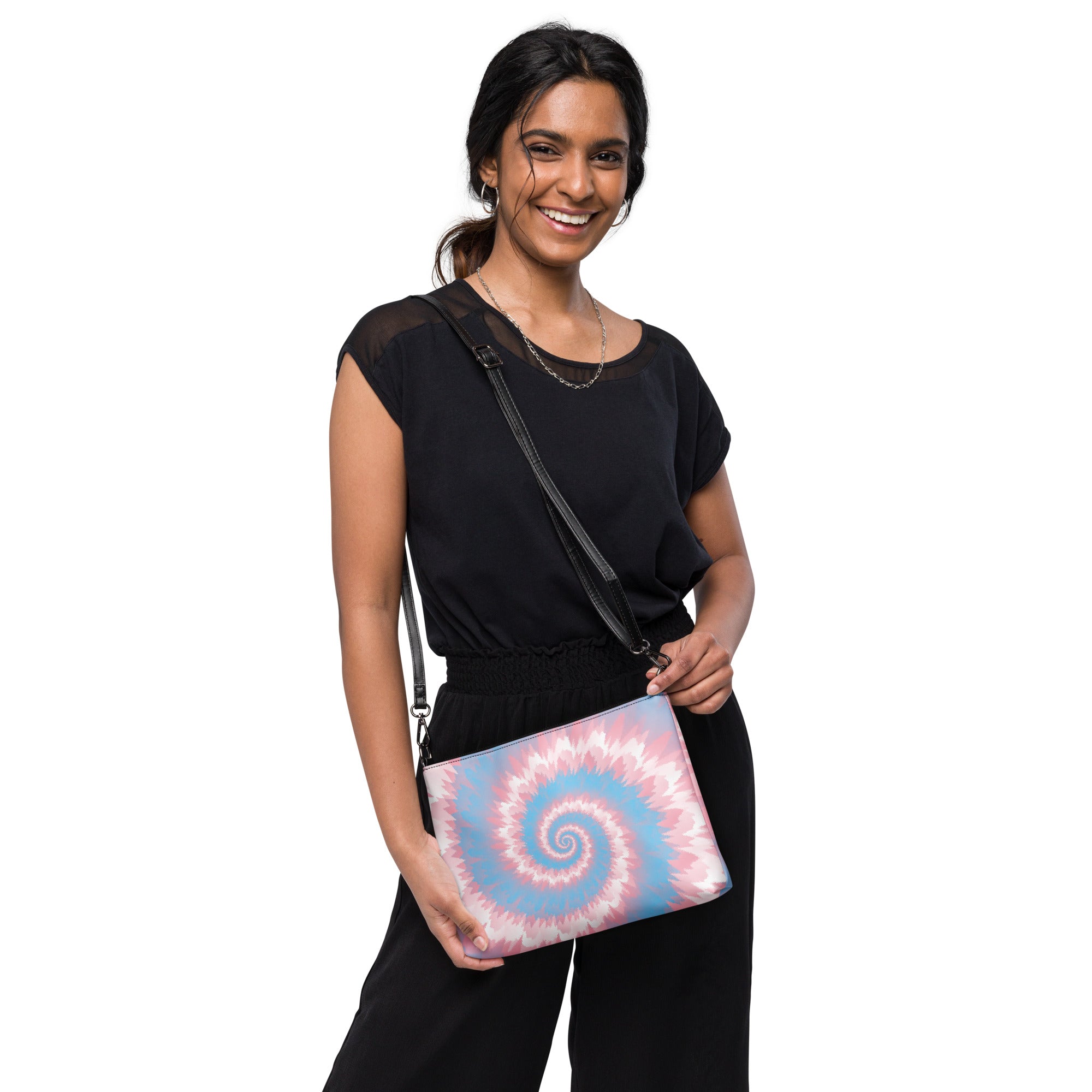 Crossbody bag Tie Dye Spiral Transgender