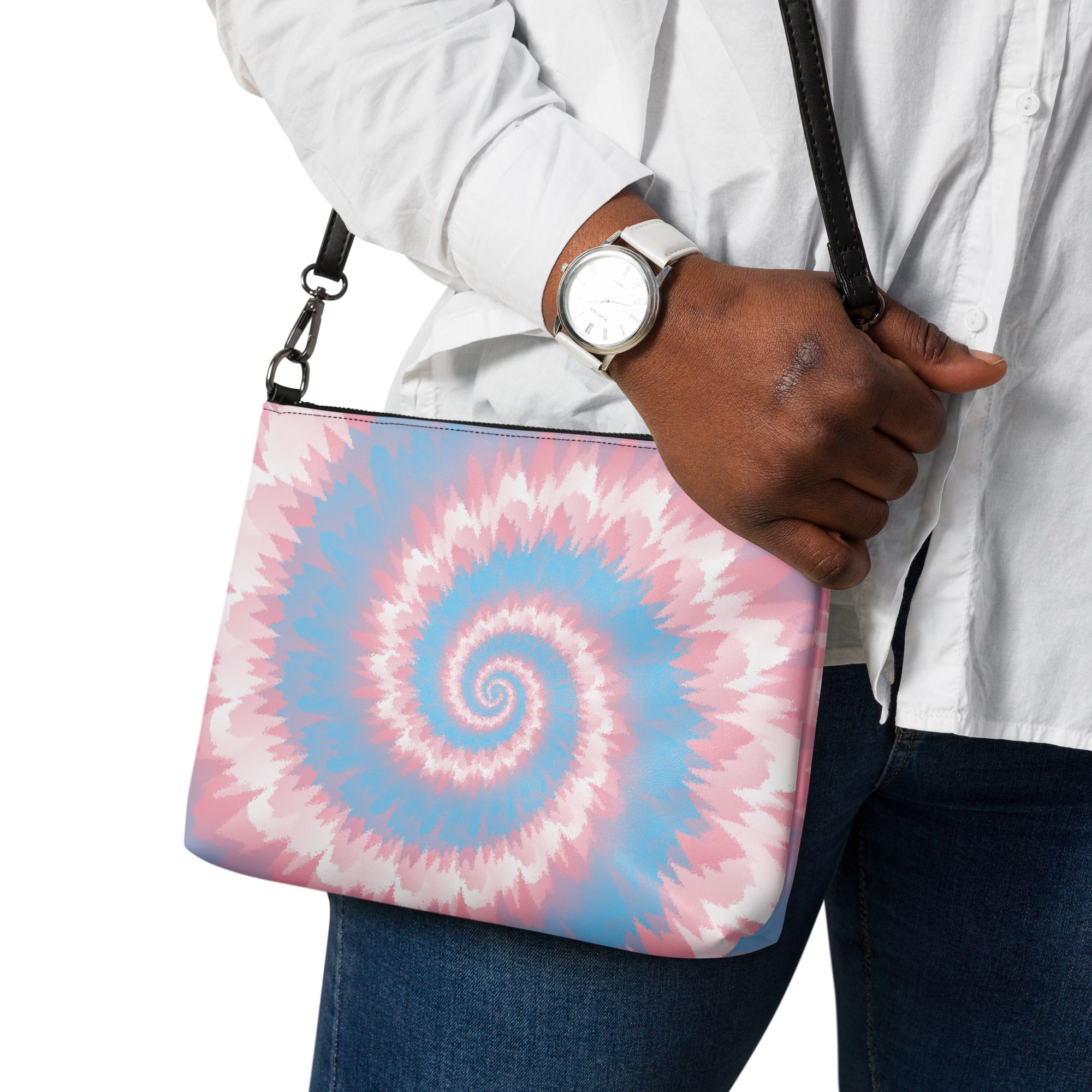 Crossbody bag Tie Dye Spiral Transgender