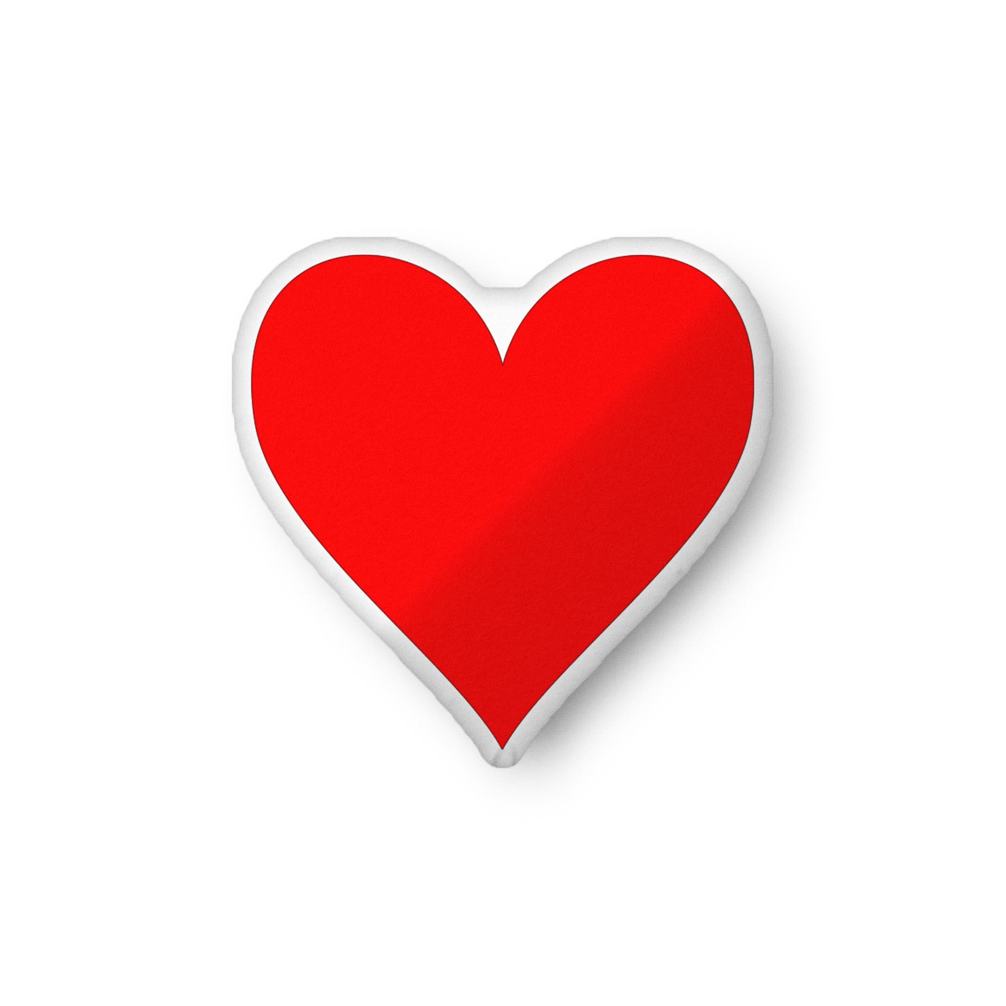 Custom shaped pillow Red Heart