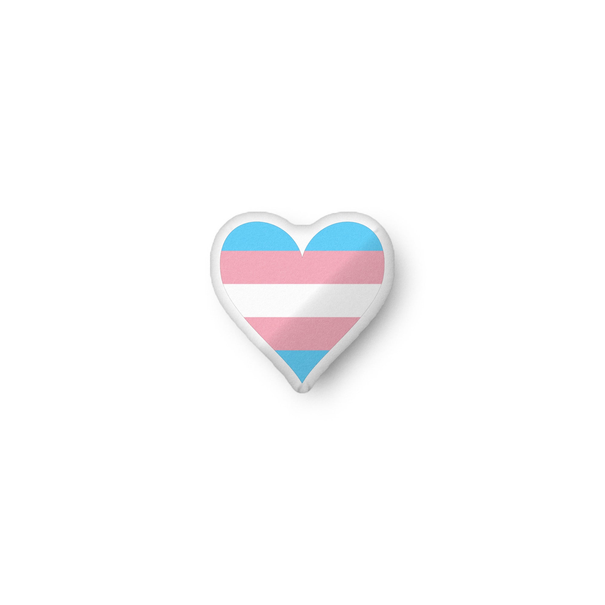 Custom shaped pillow Transgender Heart