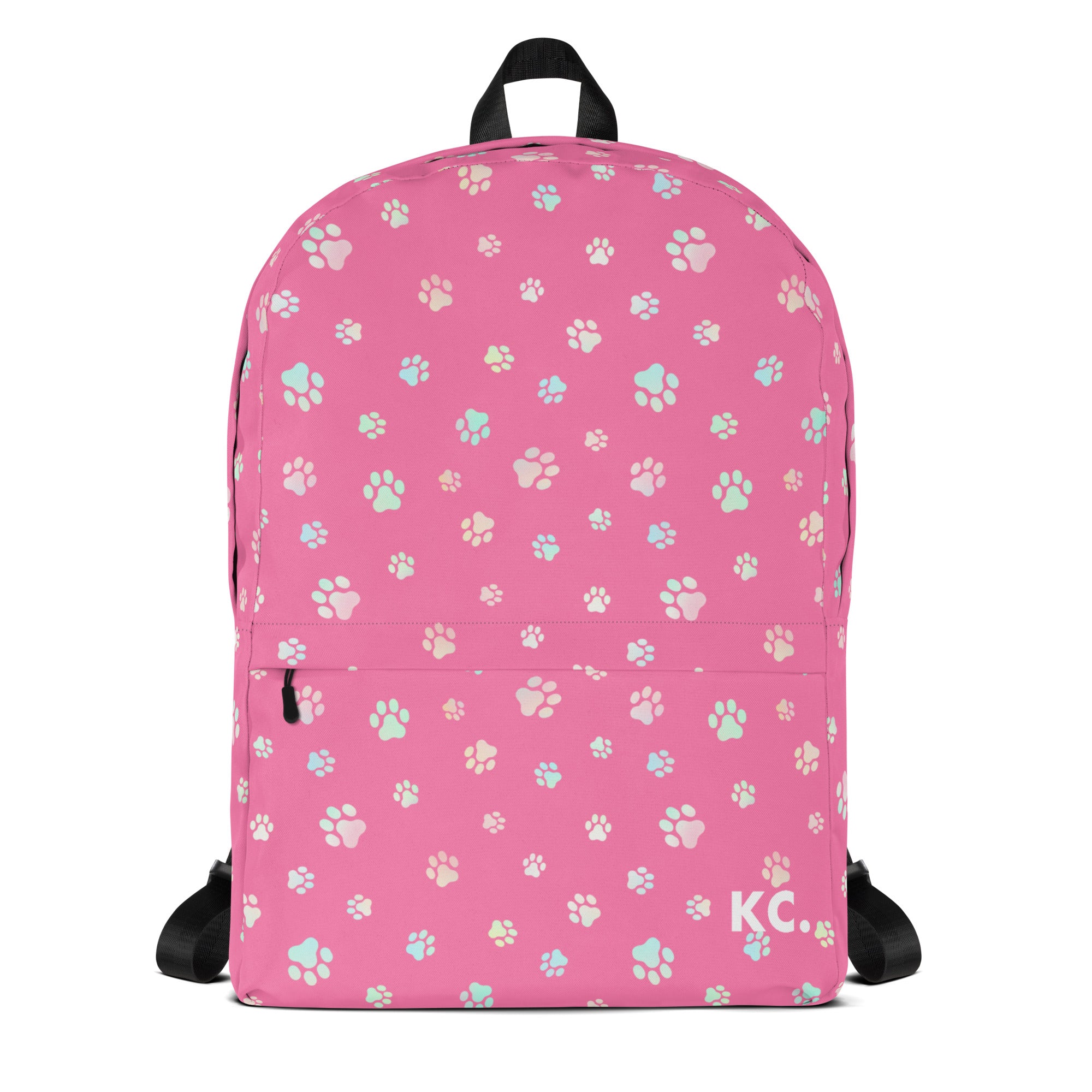 Dog Paws Backpack Pink