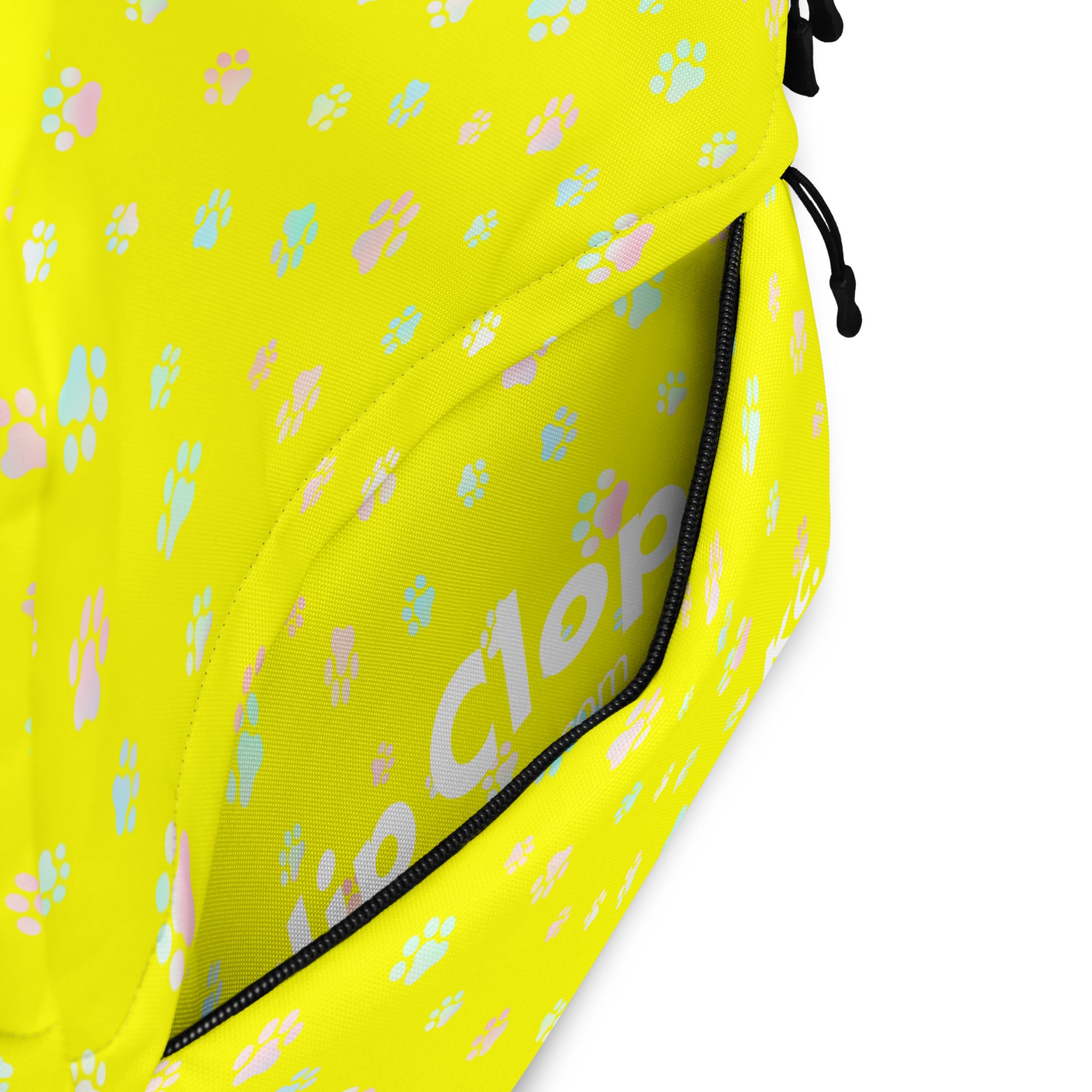 Dog Paws Backpack Yellow