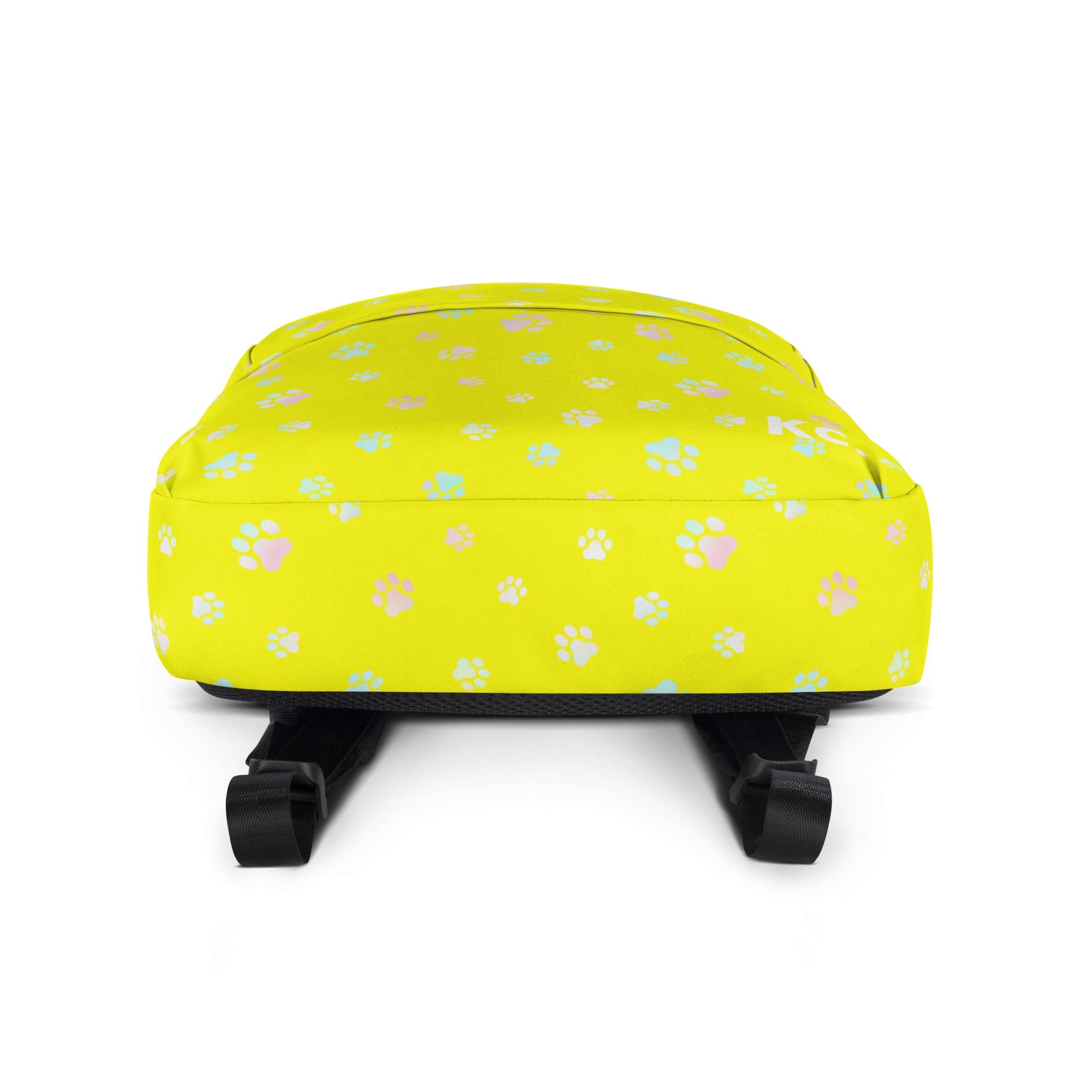 Dog Paws Backpack Yellow