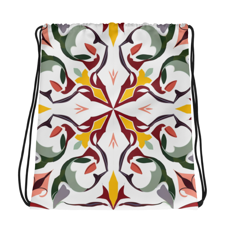 Drawstring bag Colorful Majolica IV