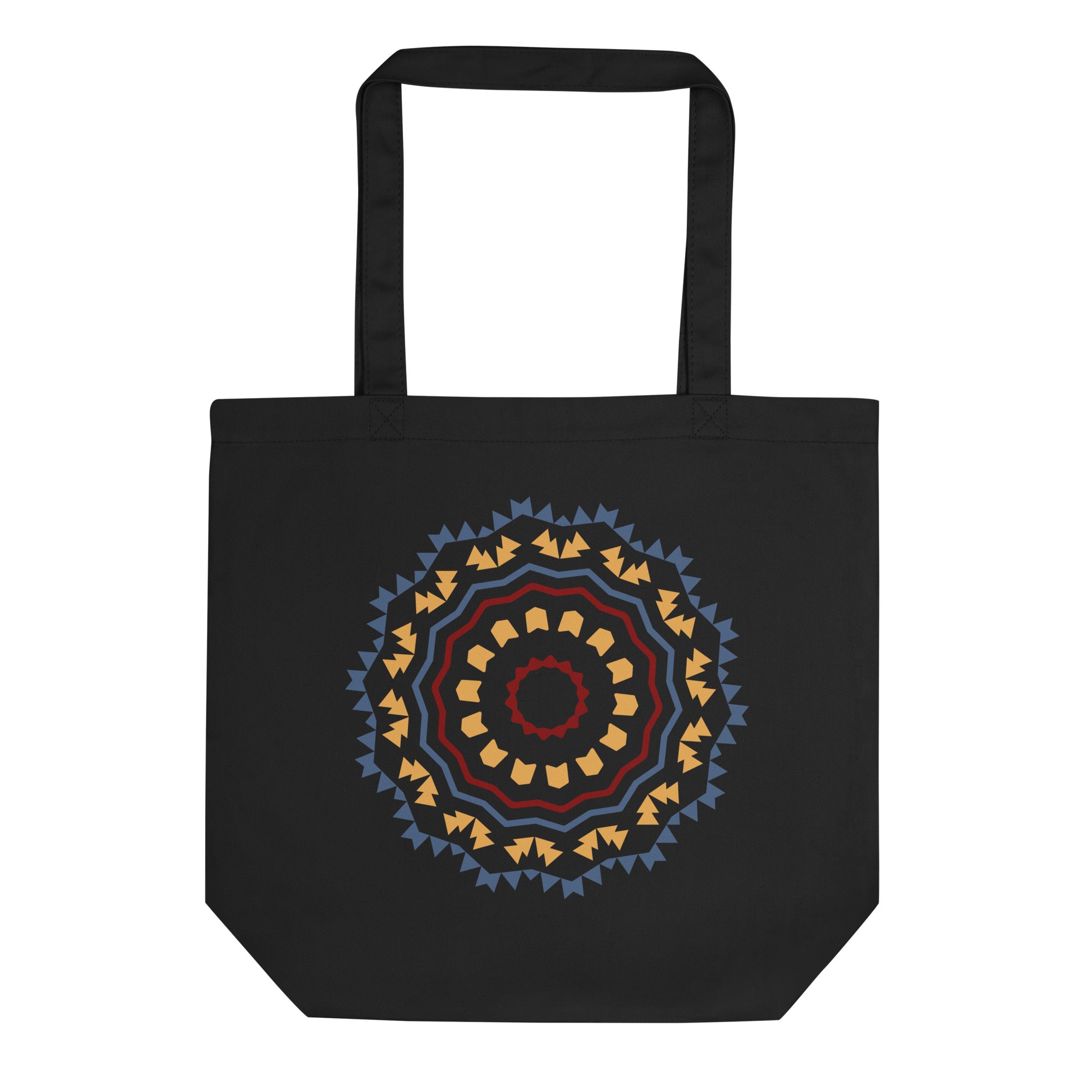 Eco Tote Bag Aztec Orange and Blue