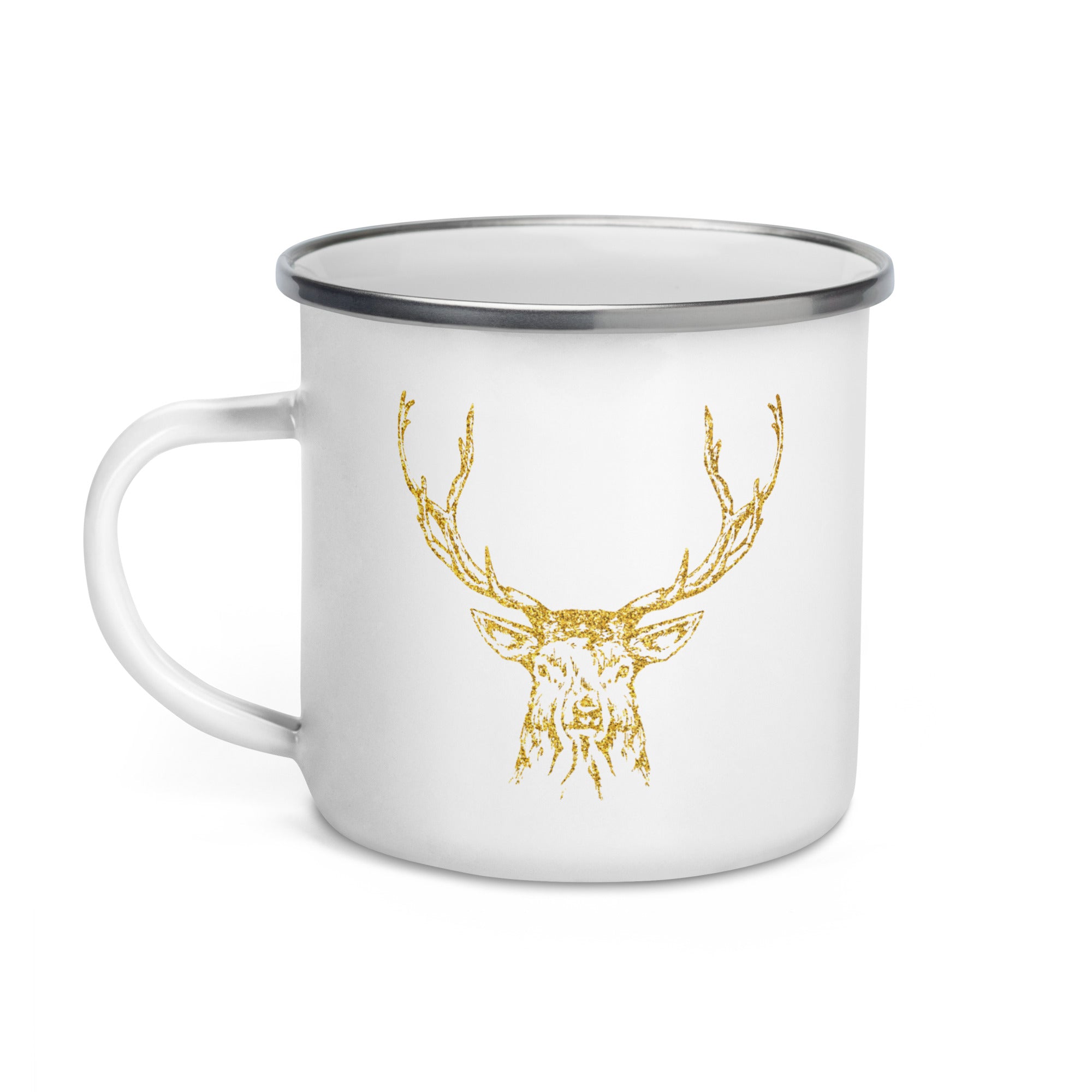 Enamel Mug Golden Deer