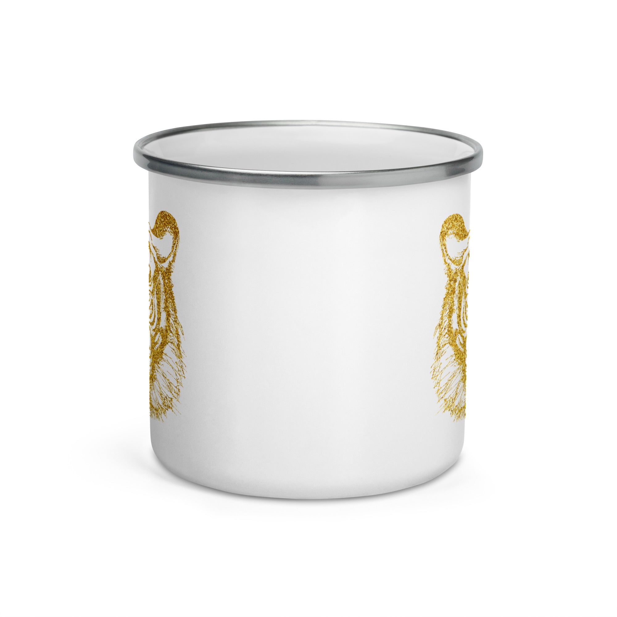 Enamel Mug Golden Tiger