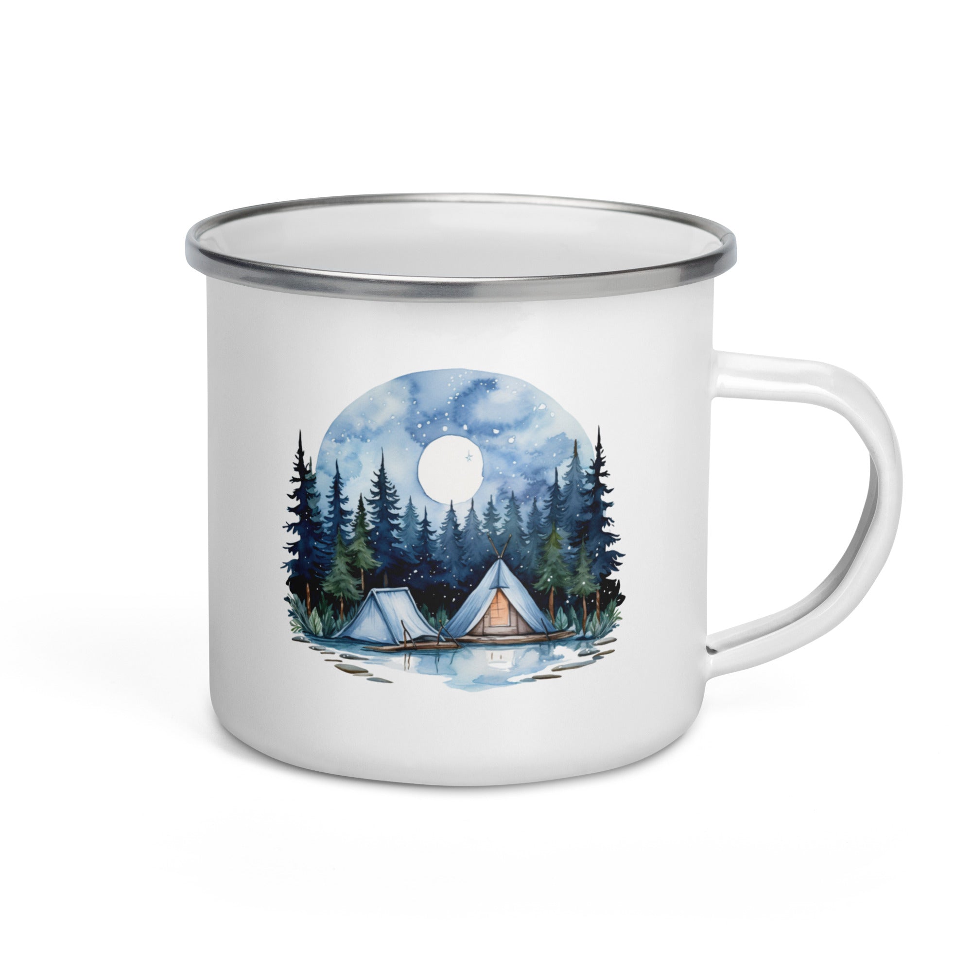 Enamel Mug Summer Camping V