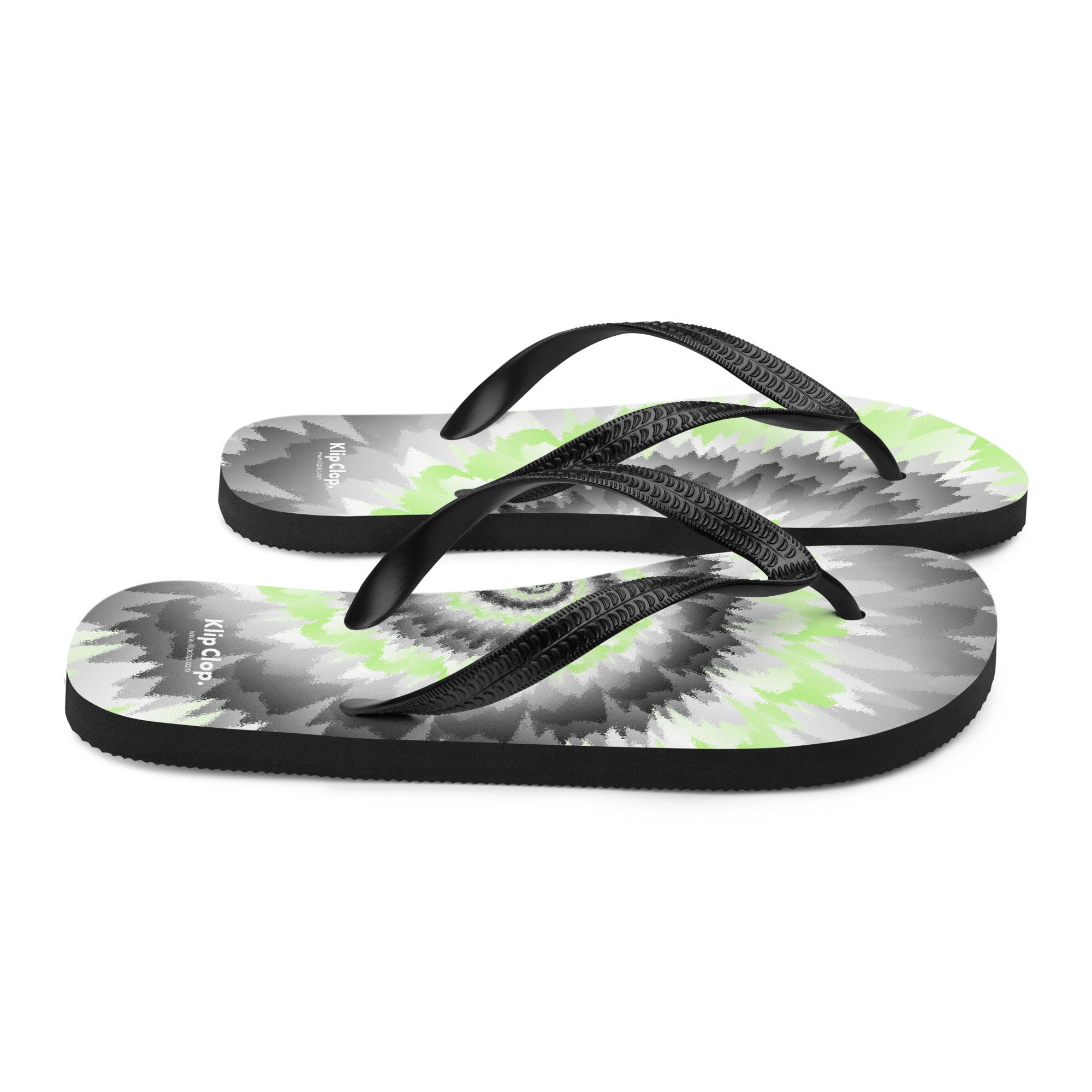 Flip Flops Tie Dye Spiral Agender