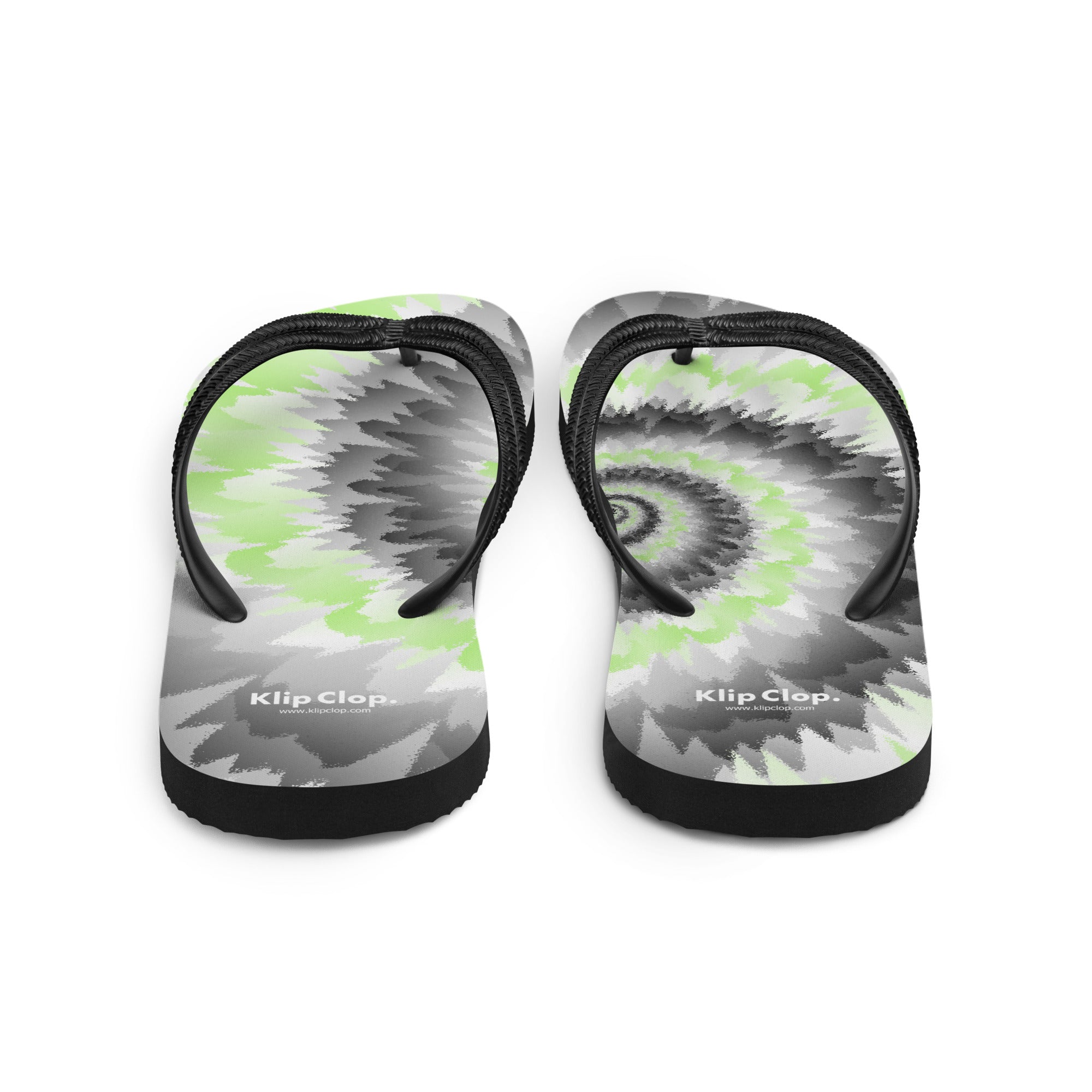 Flip Flops Tie Dye Spiral Agender