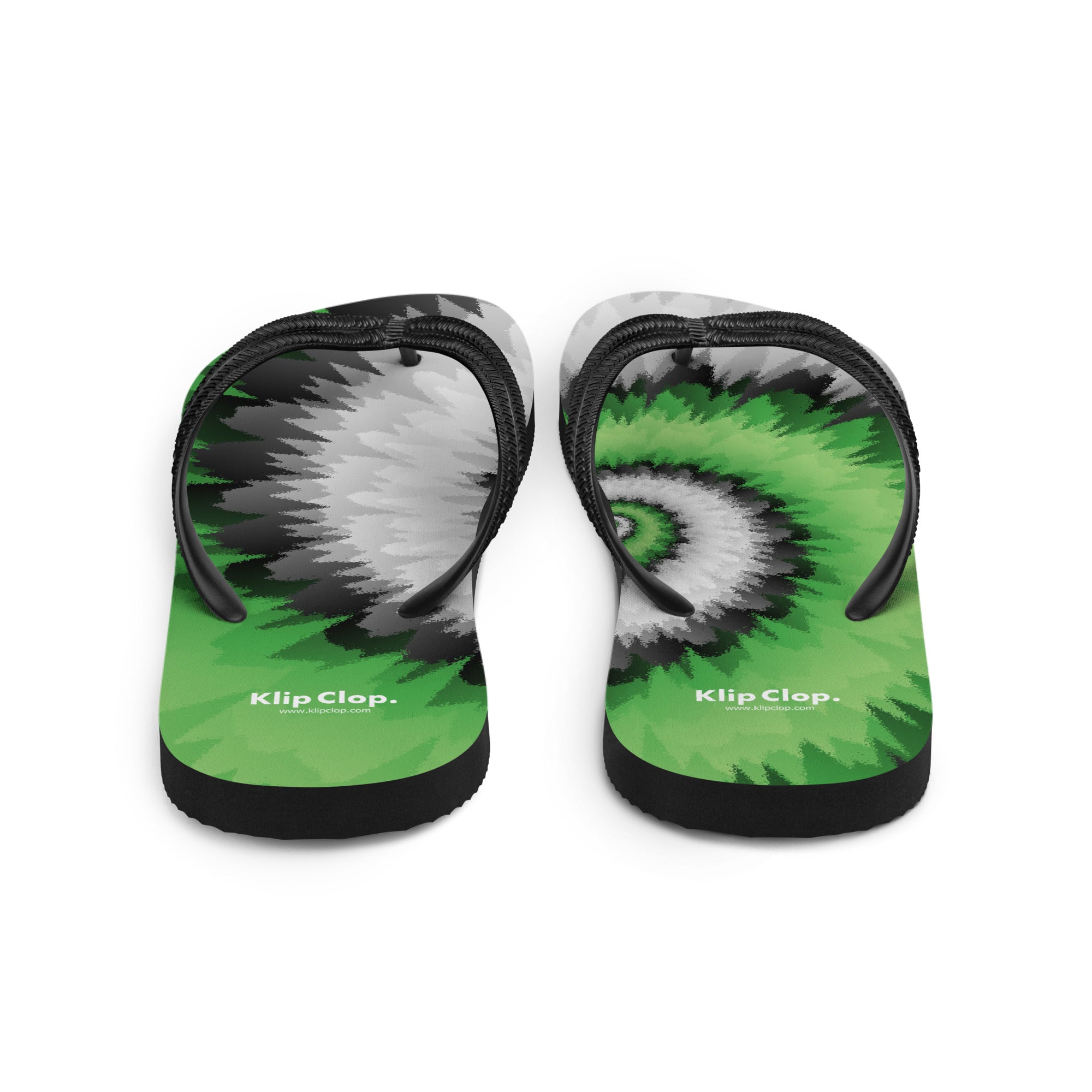Flip Flops Tie Dye Spiral Aromantic