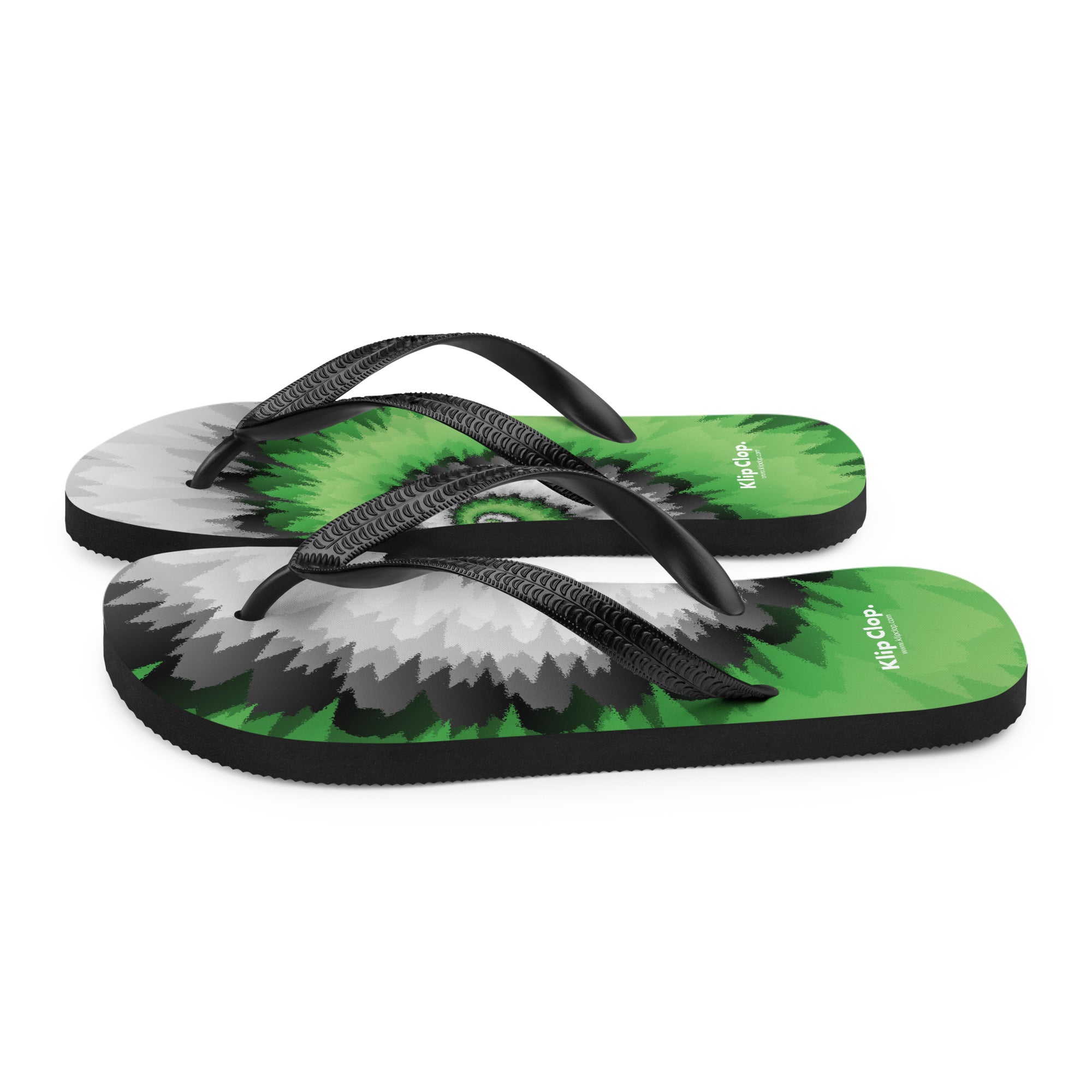 Flip Flops Tie Dye Spiral Aromantic