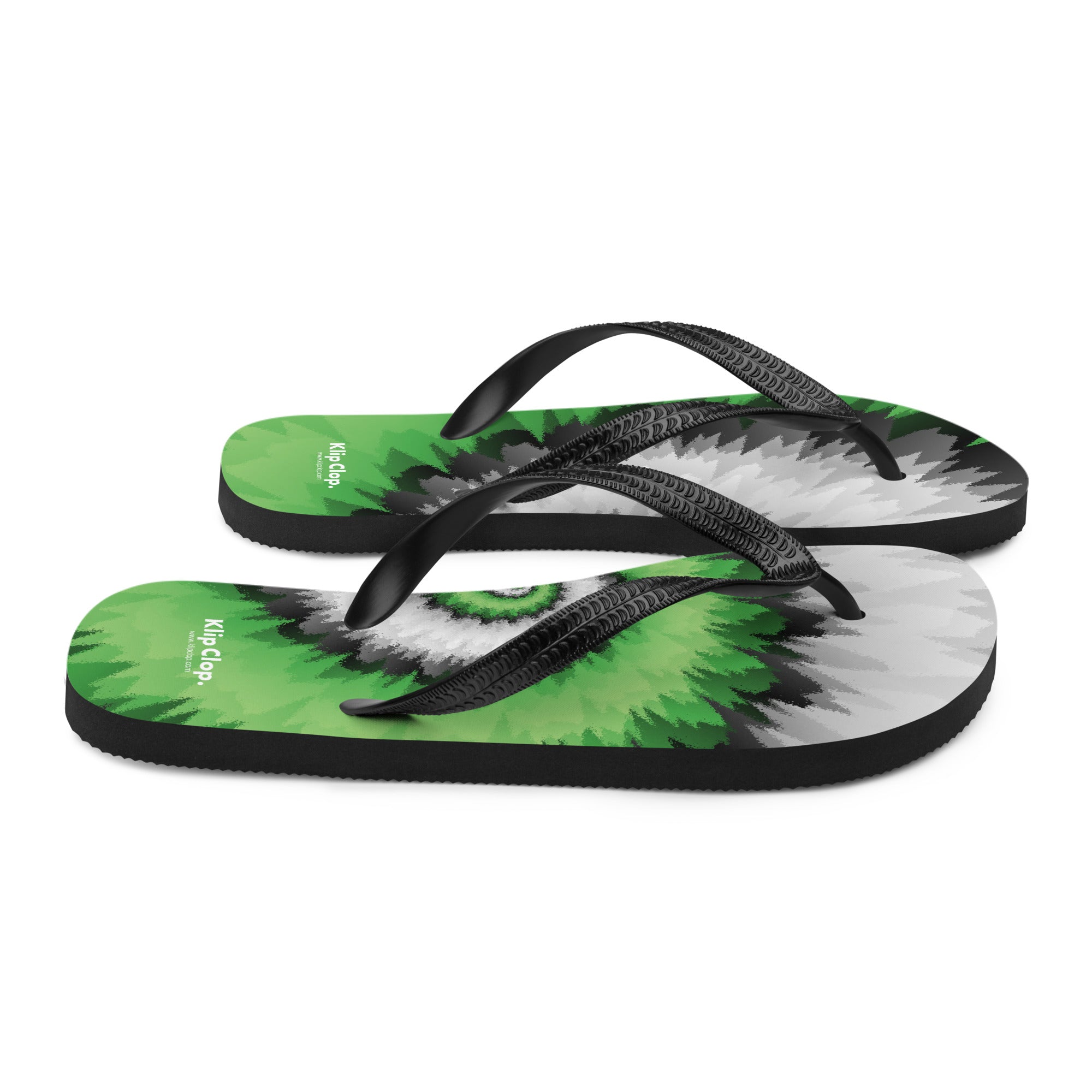Flip Flops Tie Dye Spiral Aromantic