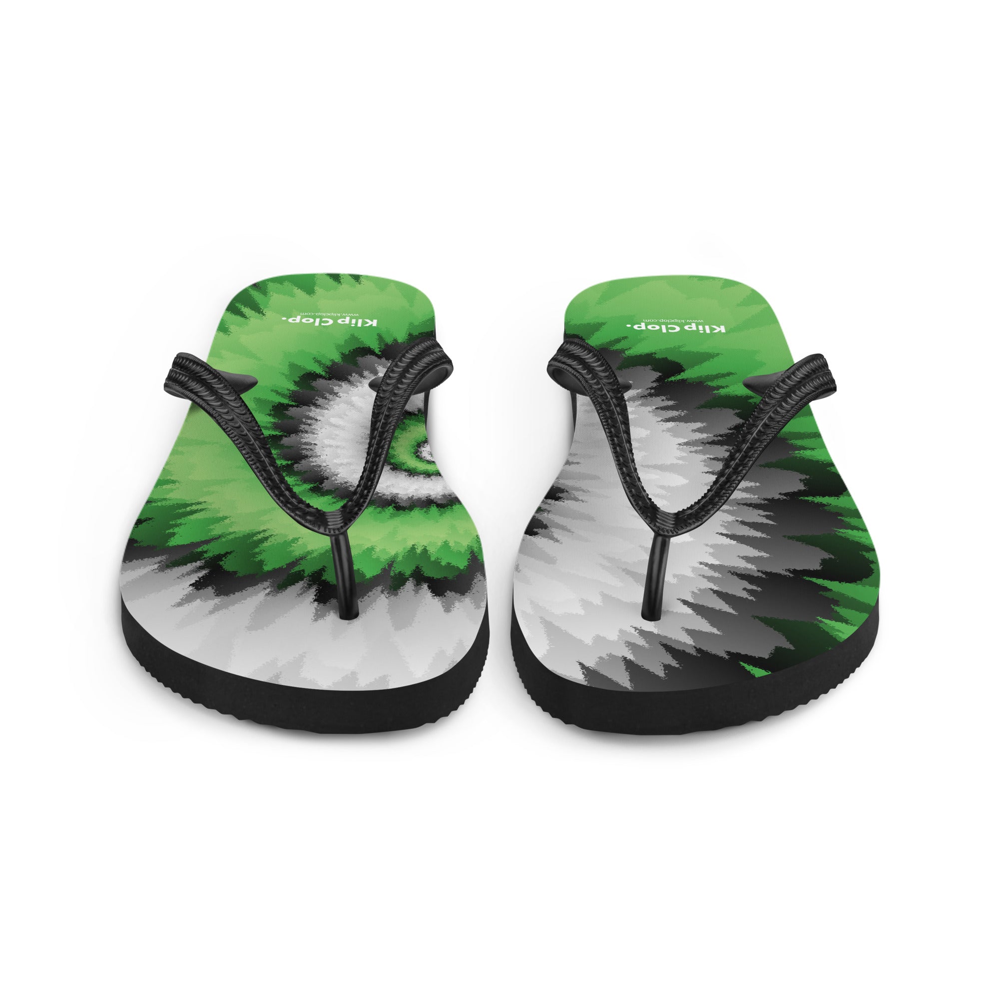 Flip Flops Tie Dye Spiral Aromantic