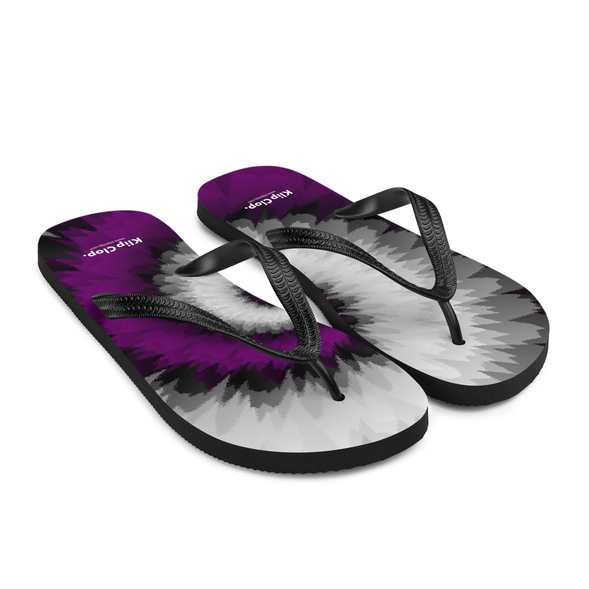 Flip Flops Tie Dye Spiral Asexual
