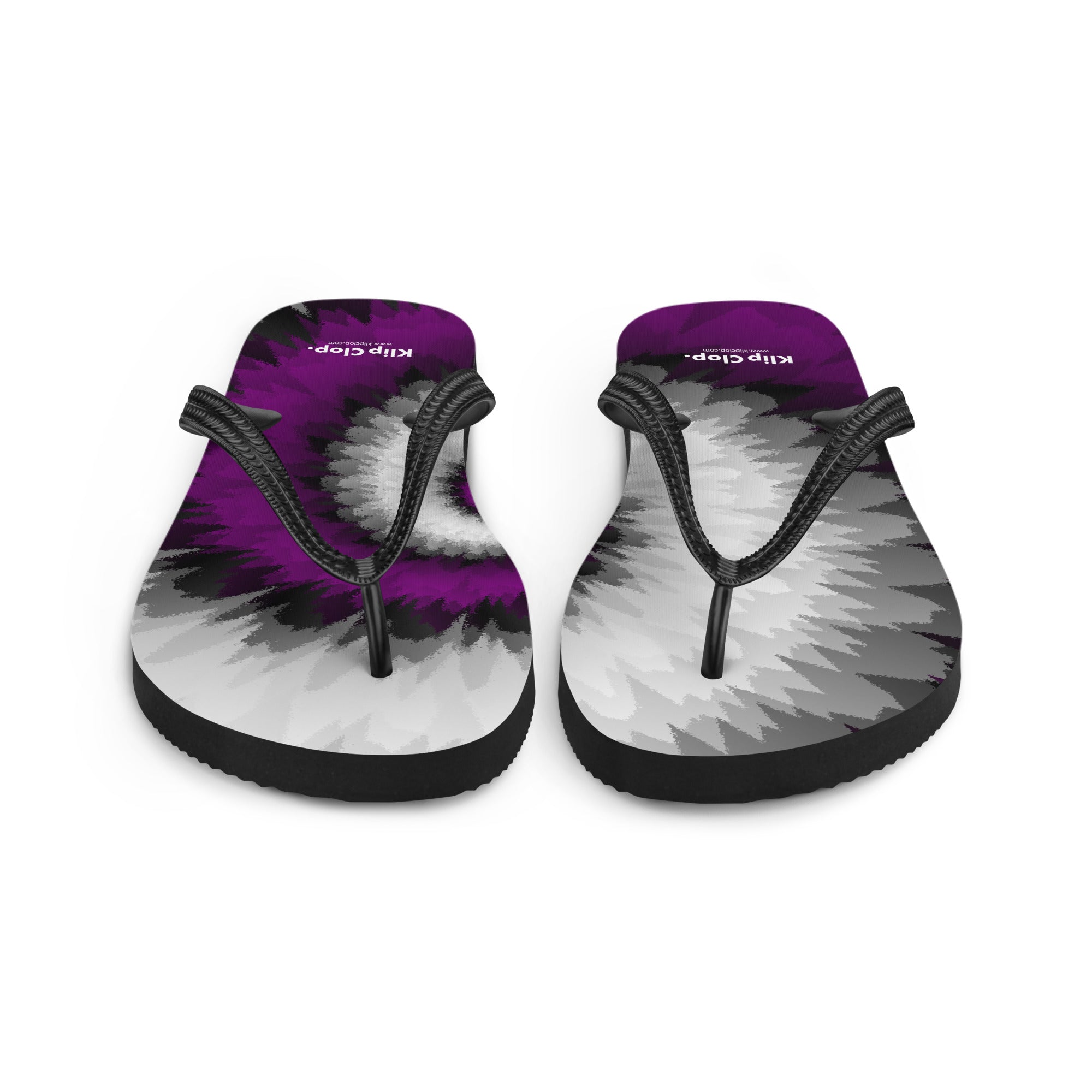 Flip Flops Tie Dye Spiral Asexual