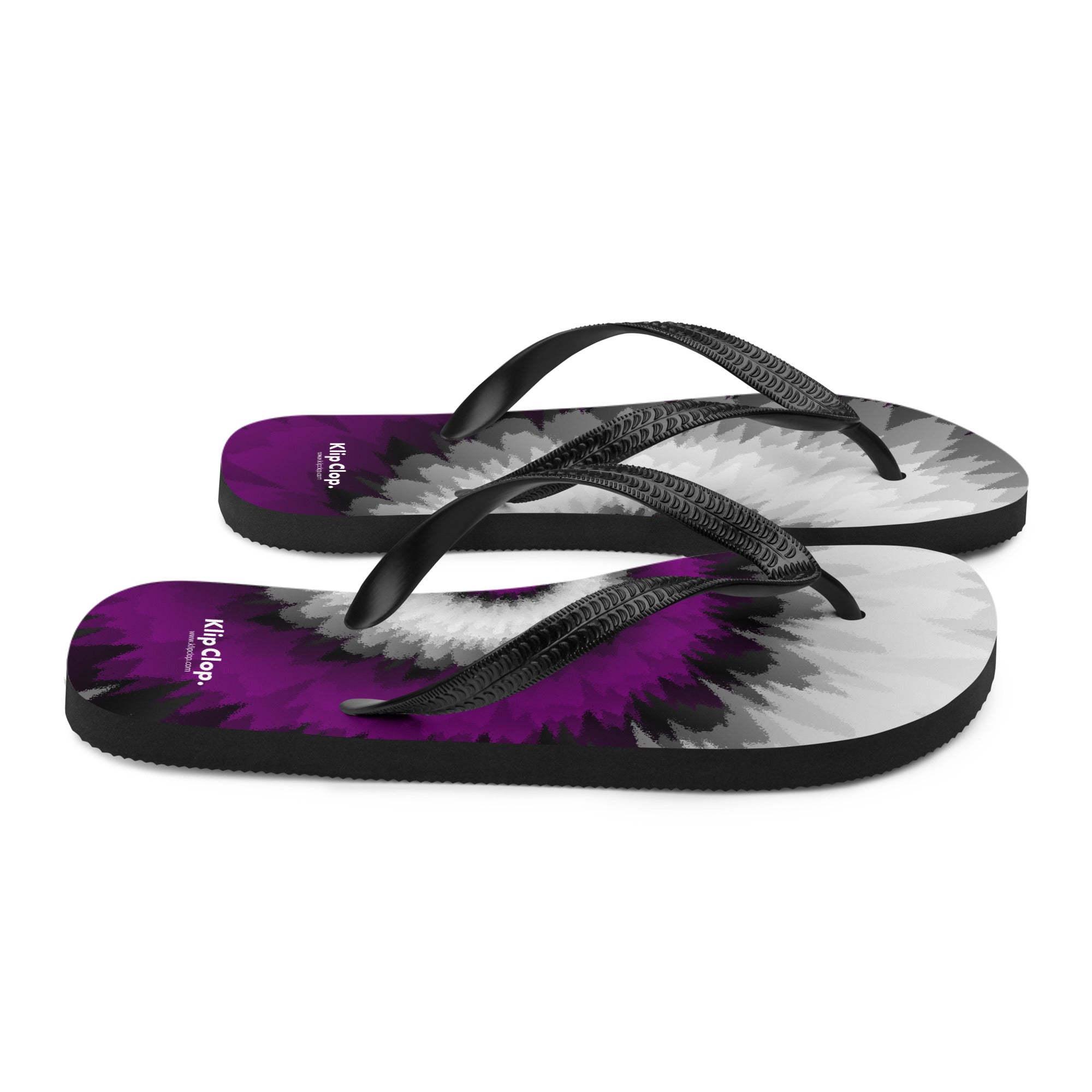 Flip Flops Tie Dye Spiral Asexual