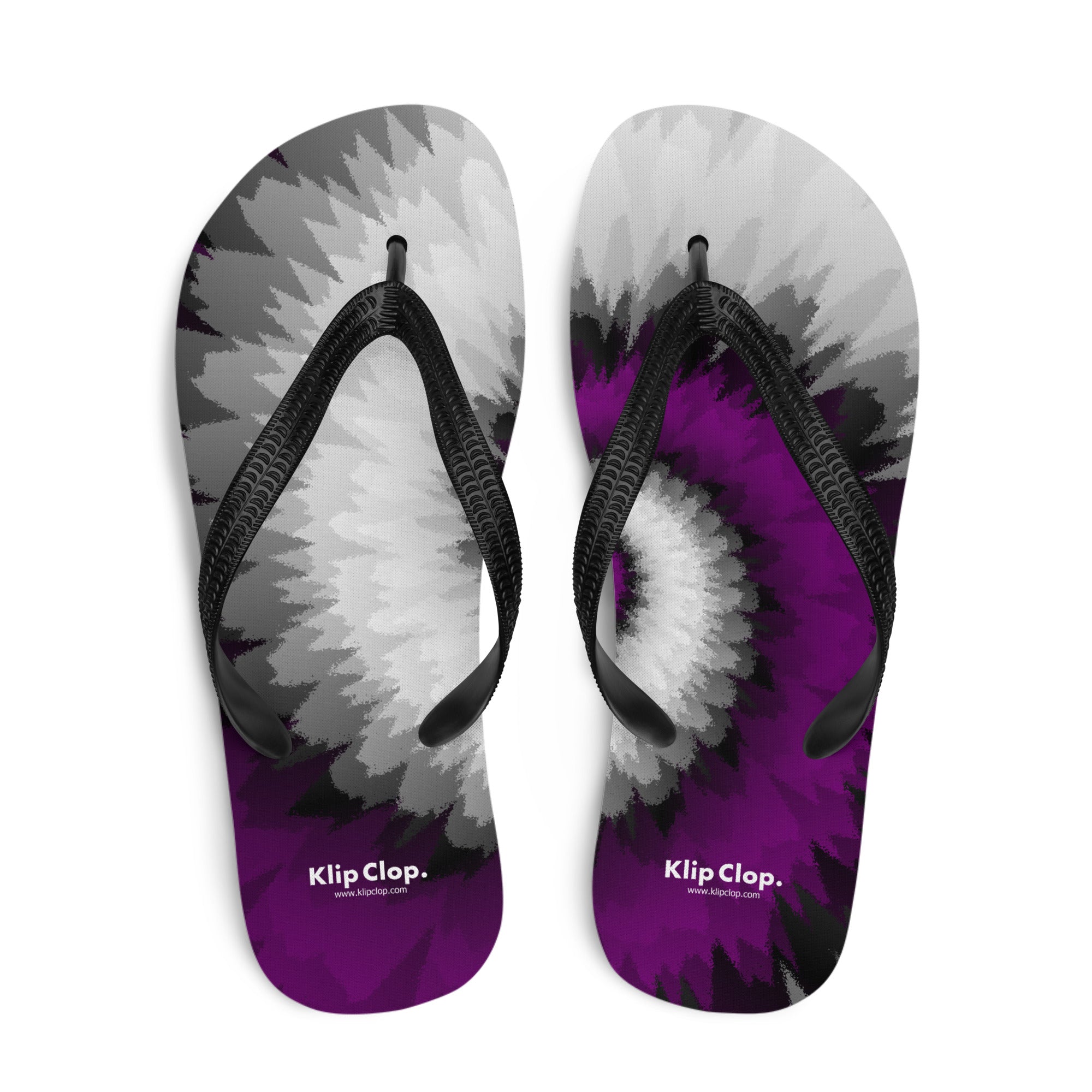 Flip Flops Tie Dye Spiral Asexual