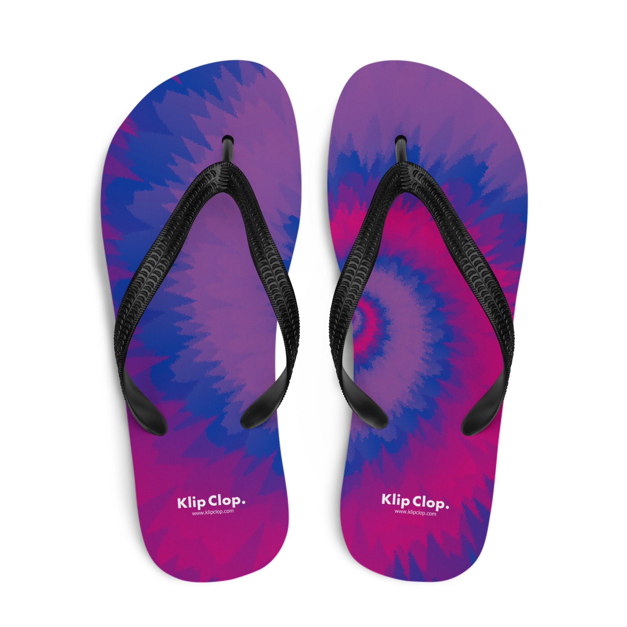 Flip Flops Tie Dye Spiral Bisexual