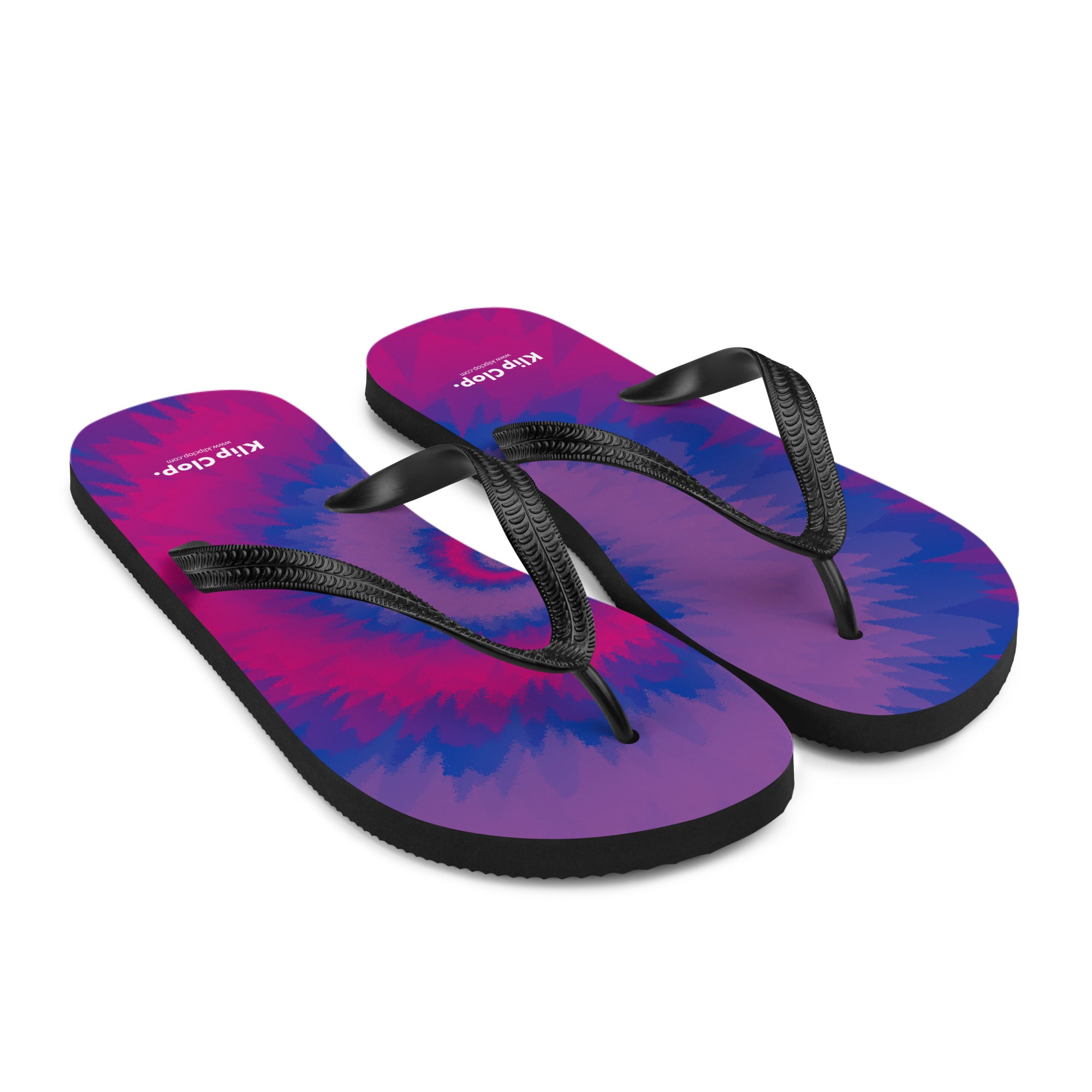 Flip Flops Tie Dye Spiral Bisexual
