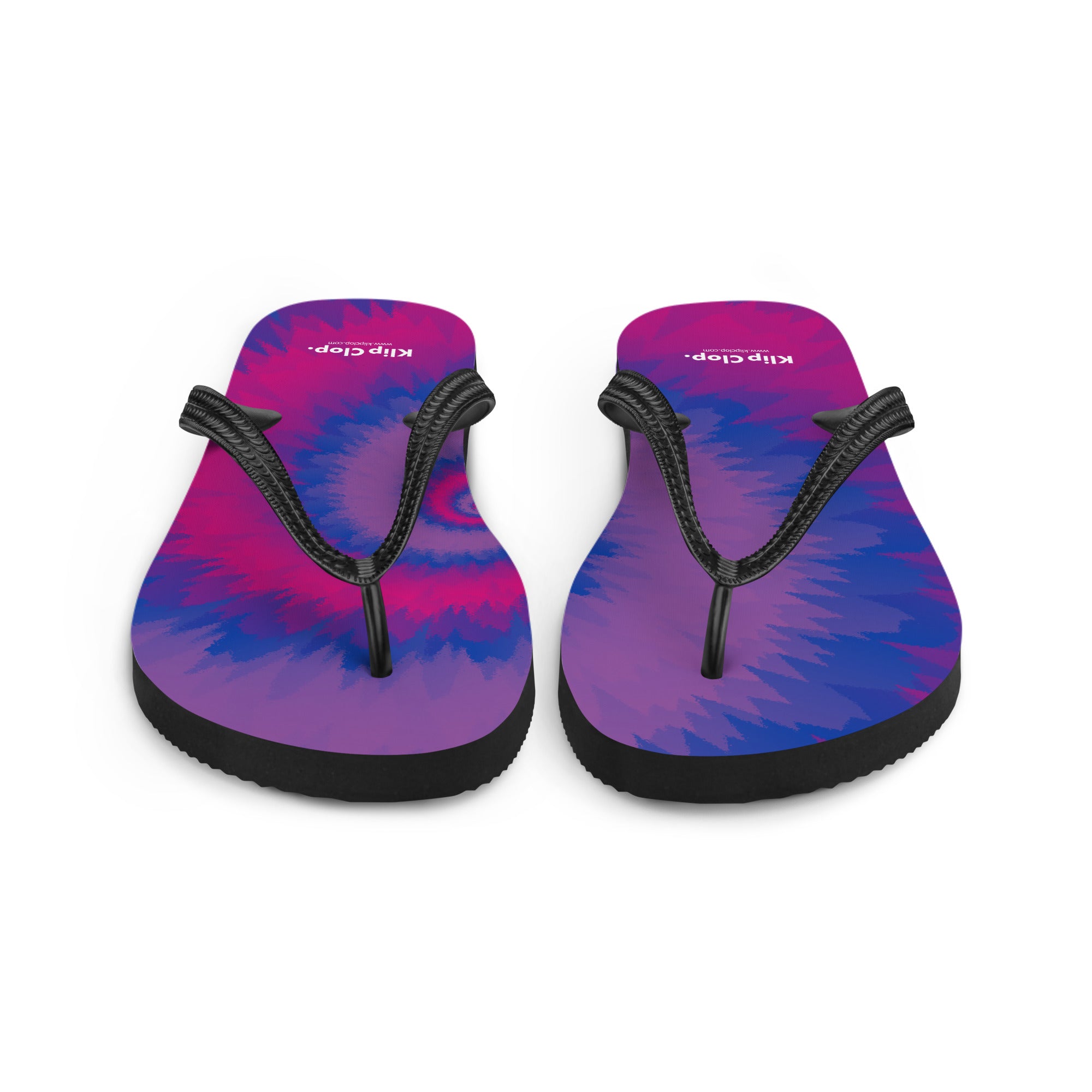 Flip Flops Tie Dye Spiral Bisexual