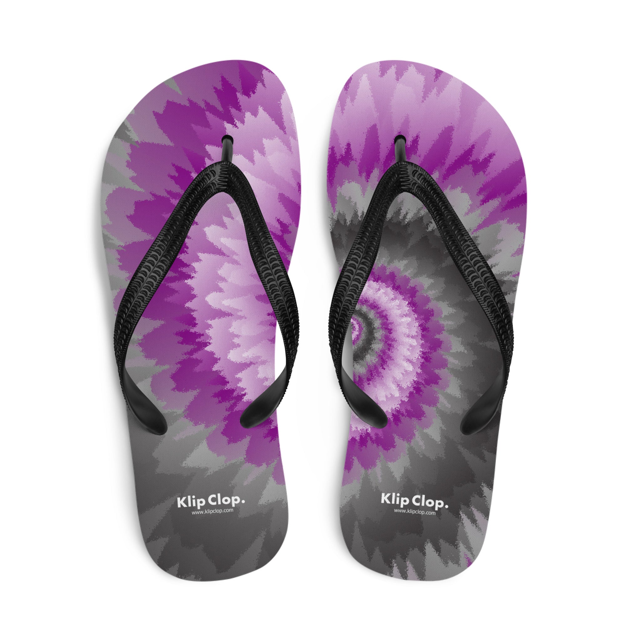 Flip Flops Tie Dye Spiral Demisexual
