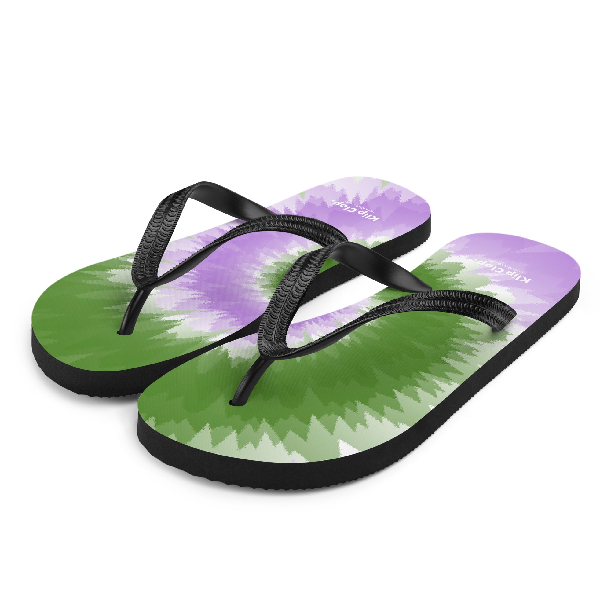 Flip Flops Tie Dye Spiral Genderqueer