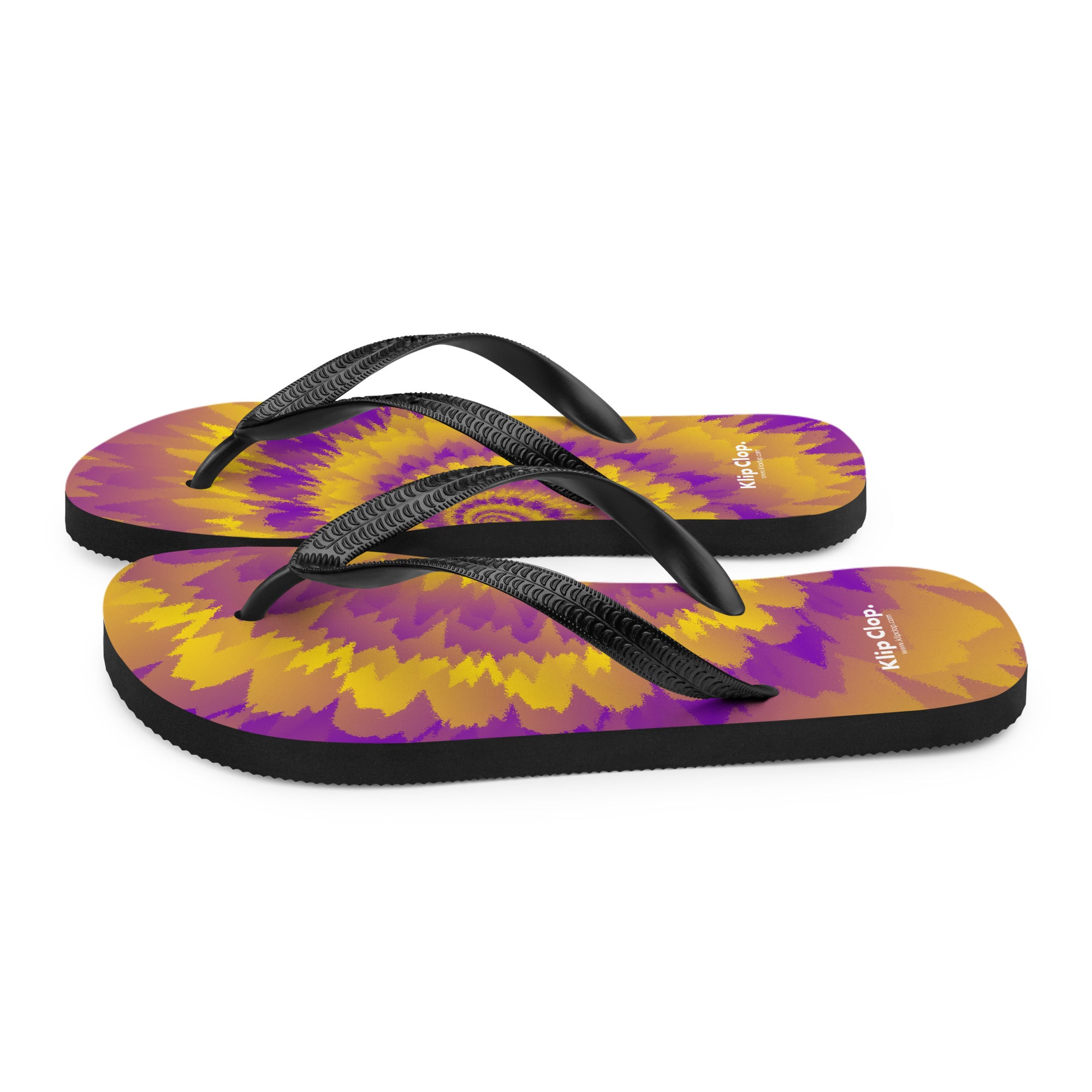 Flip Flops Tie Dye Spiral Intersex