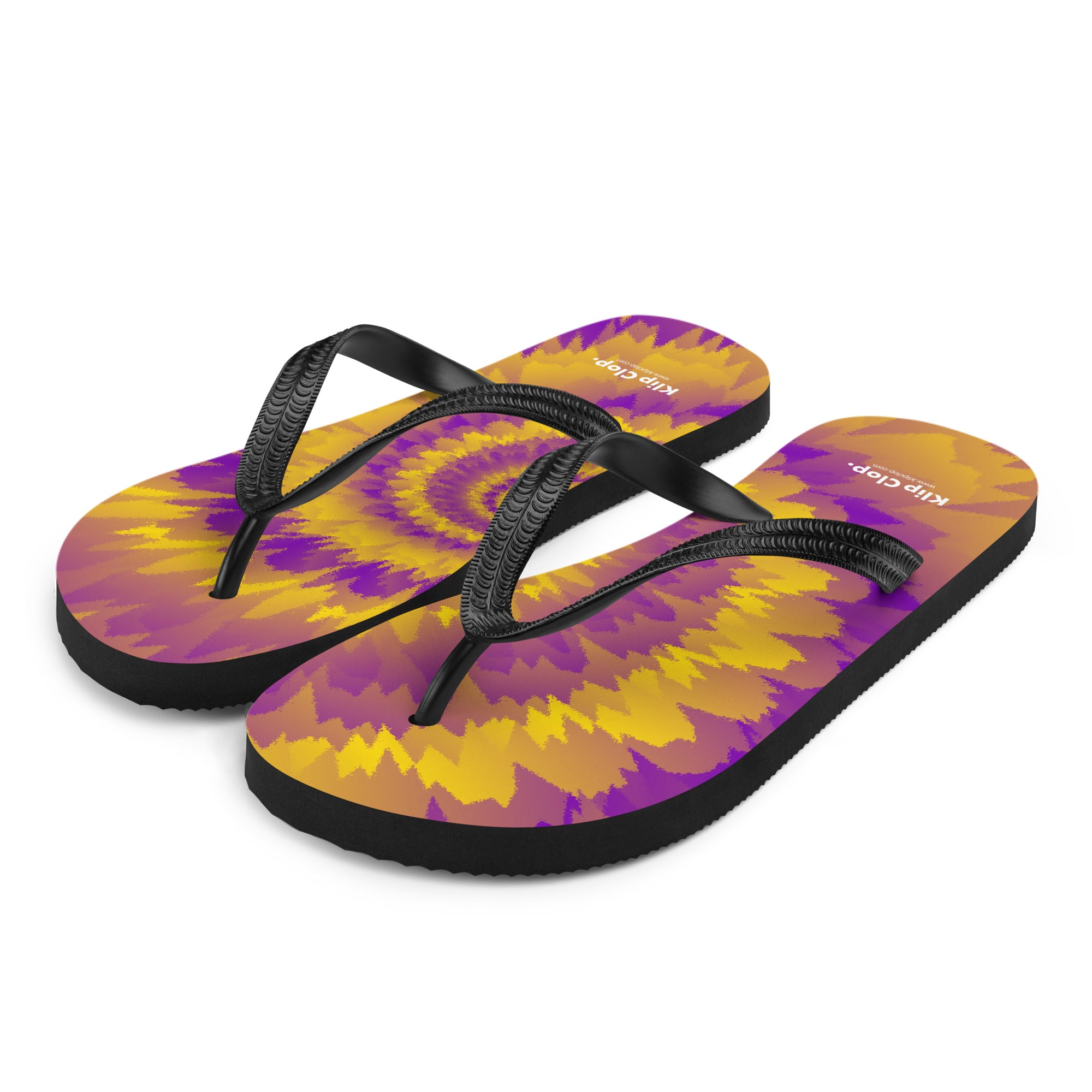 Flip Flops Tie Dye Spiral Intersex