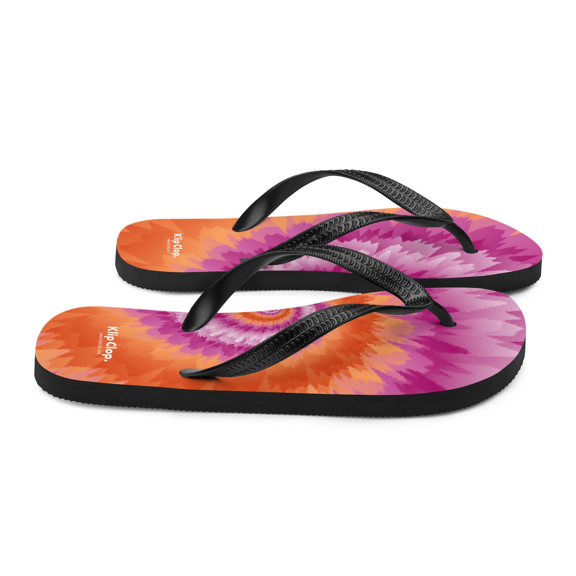 Flip Flops Tie Dye Spiral Lesbian