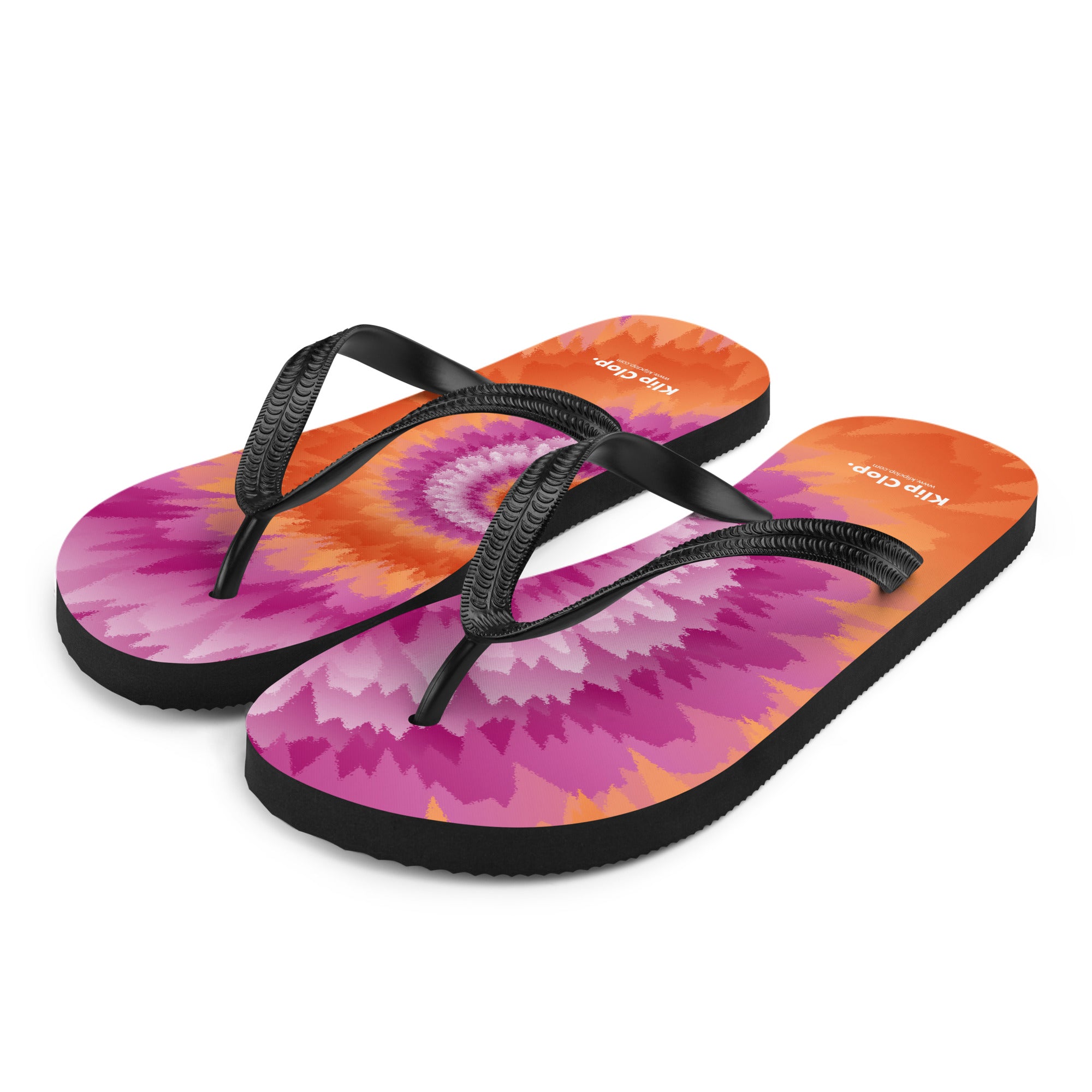 Flip Flops Tie Dye Spiral Lesbian