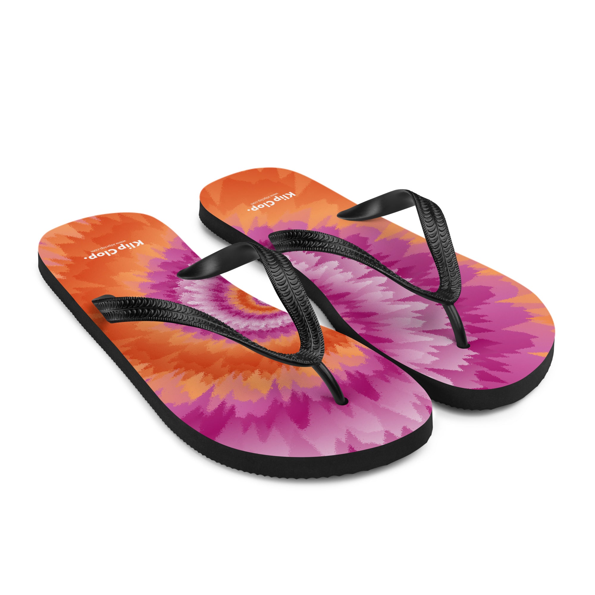 Flip Flops Tie Dye Spiral Lesbian