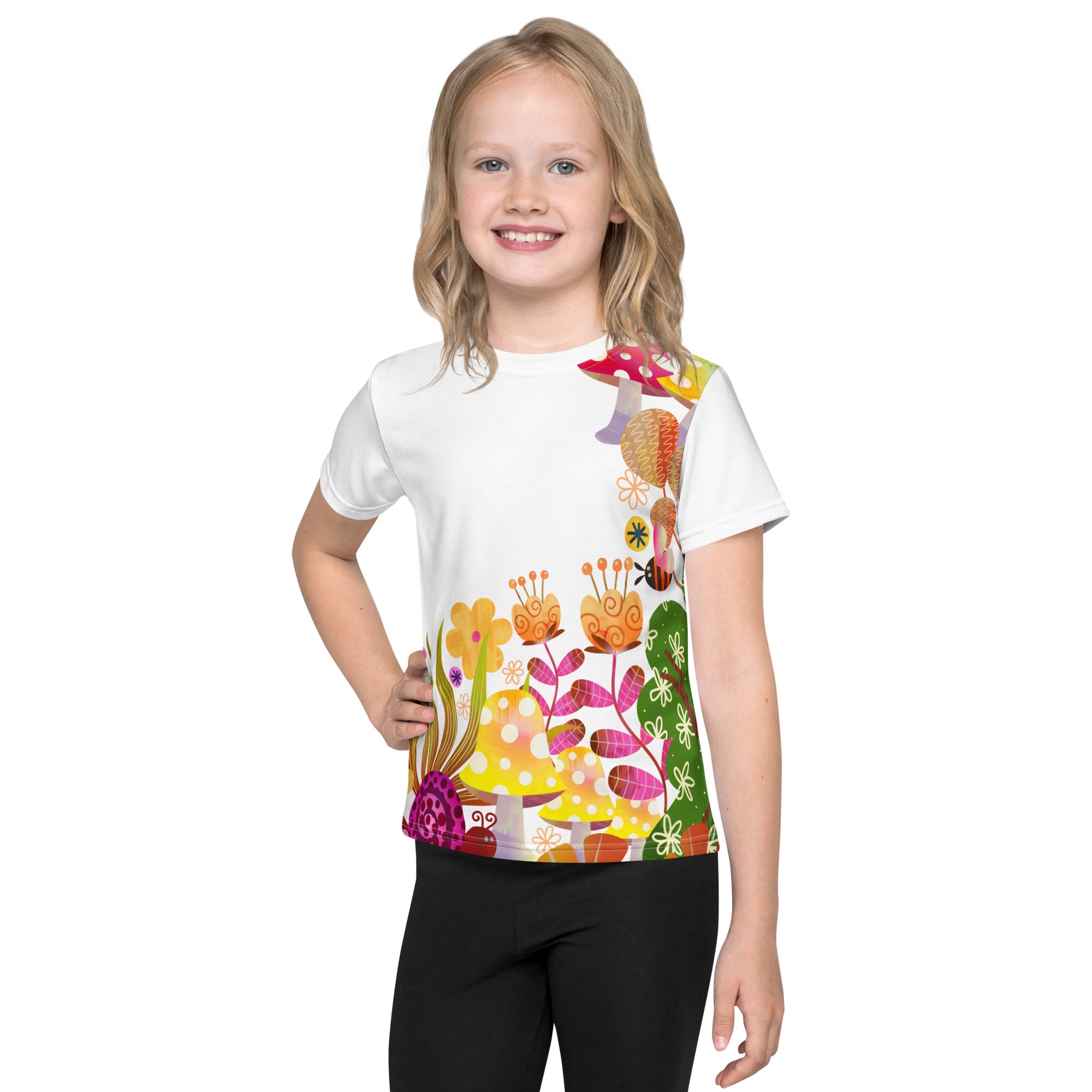 Kids crew neck t shirt Encharted Forest I