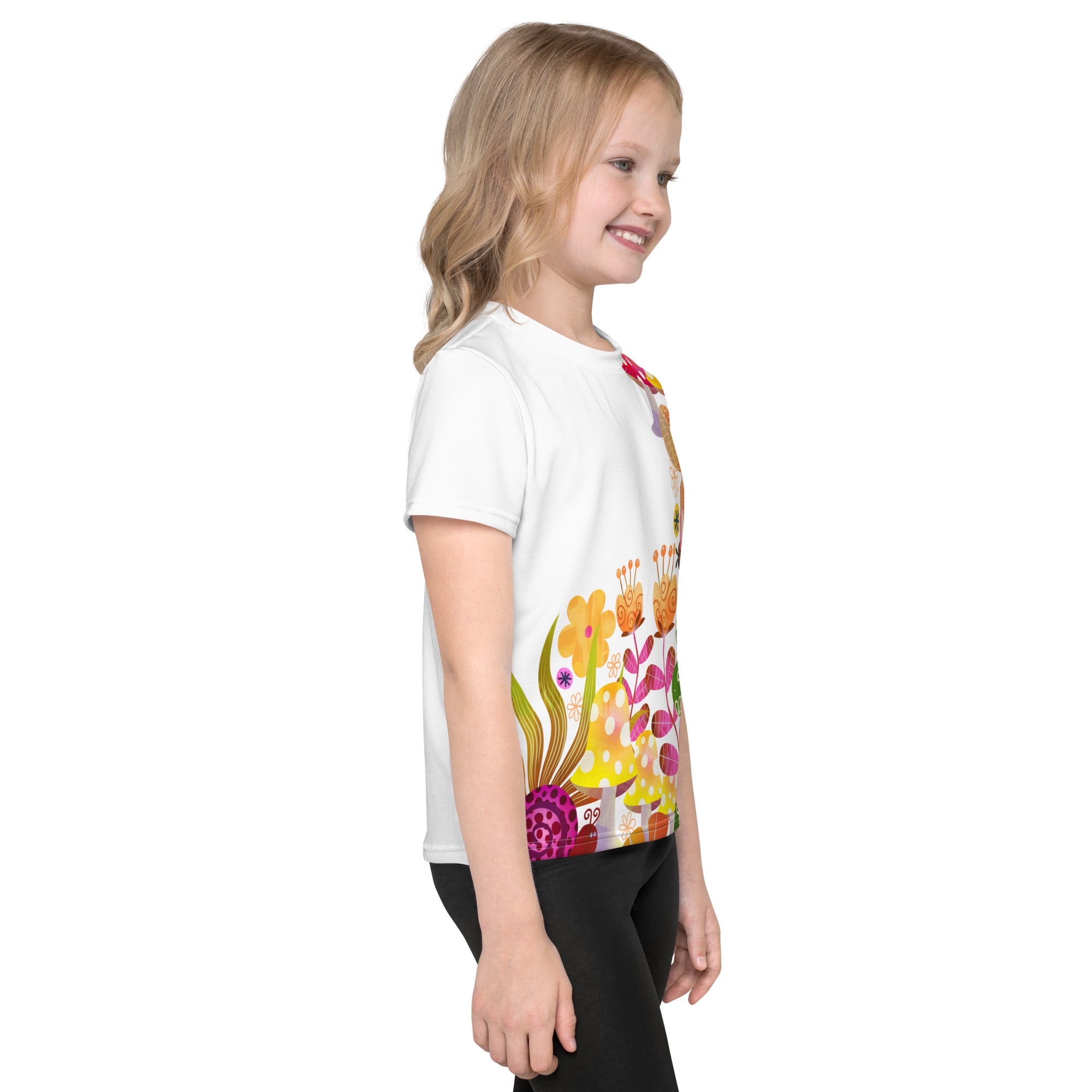 Kids crew neck t shirt Encharted Forest I