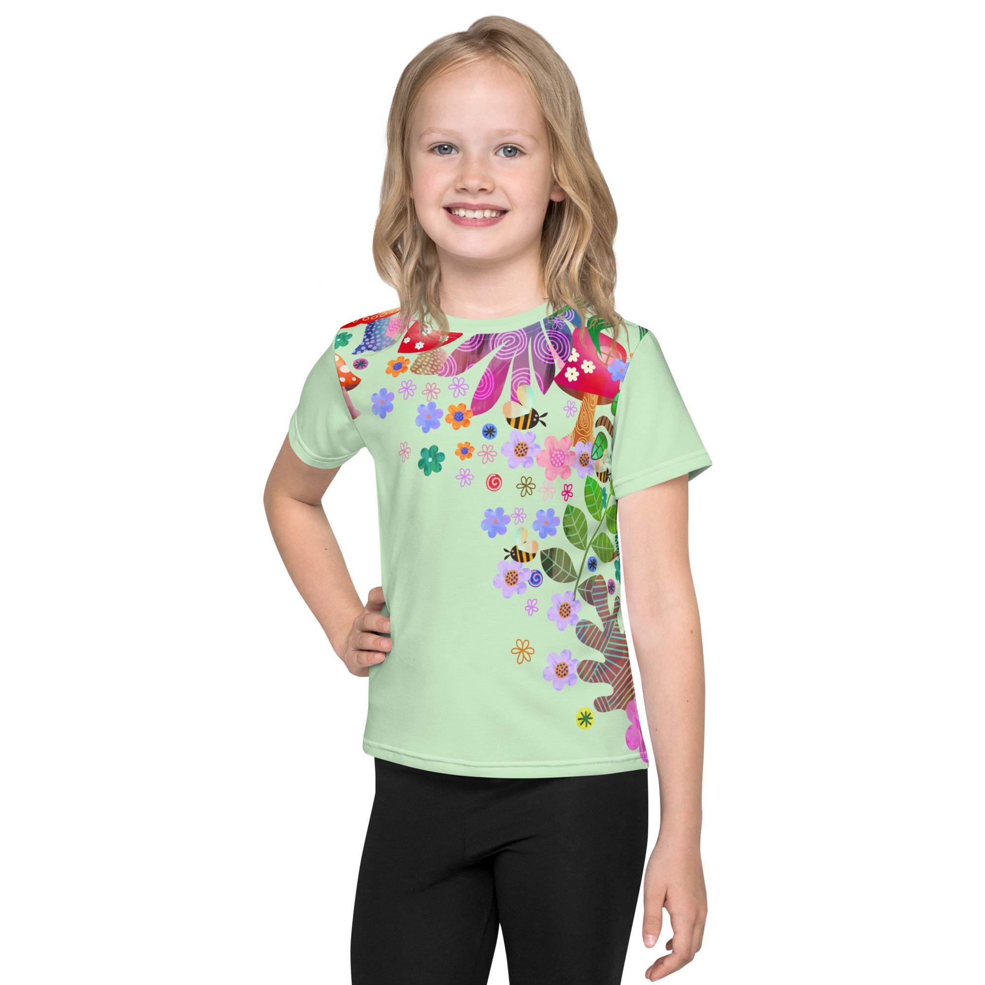 Kids crew neck t shirt Encharted Forest III