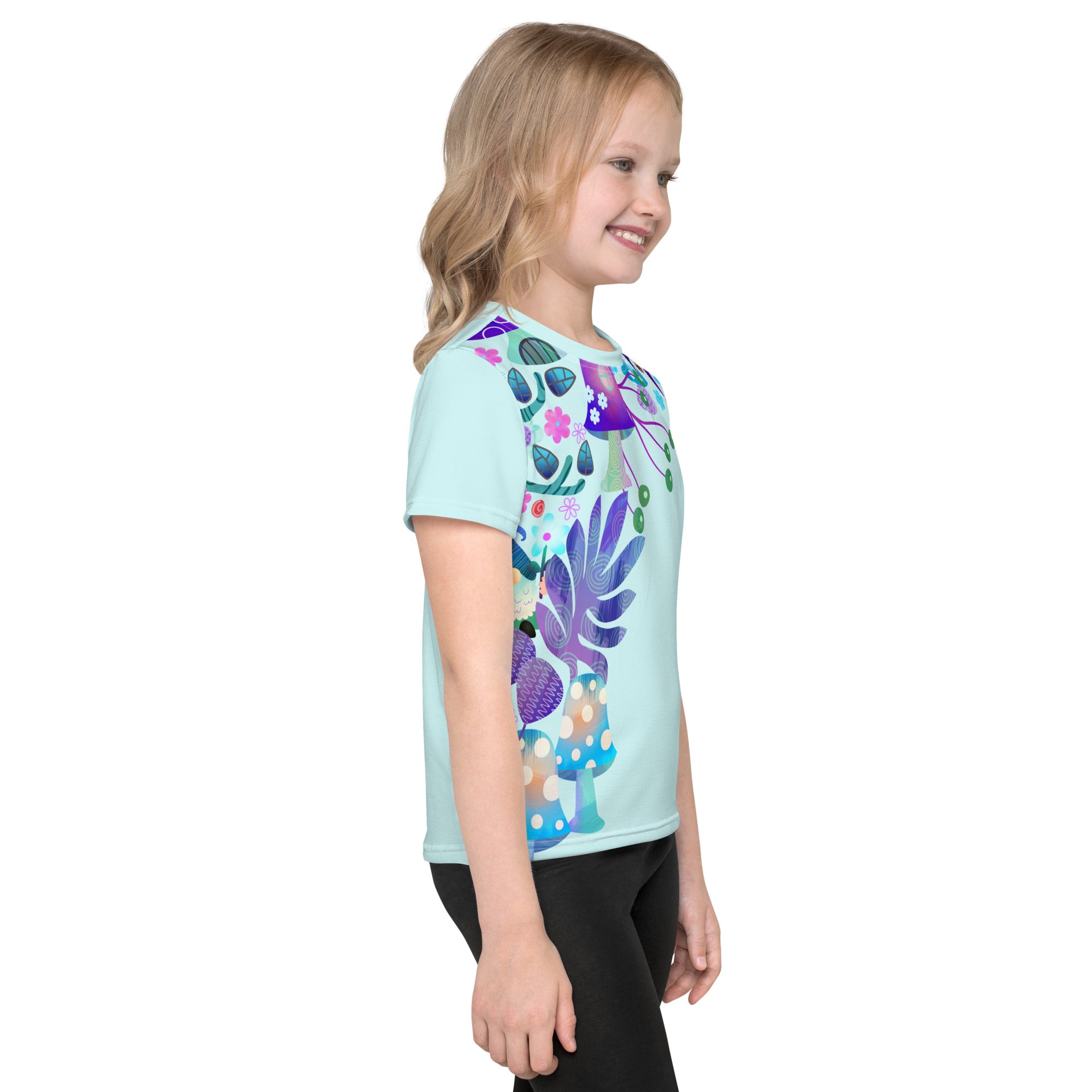 Kids crew neck t shirt Encharted Forest IV