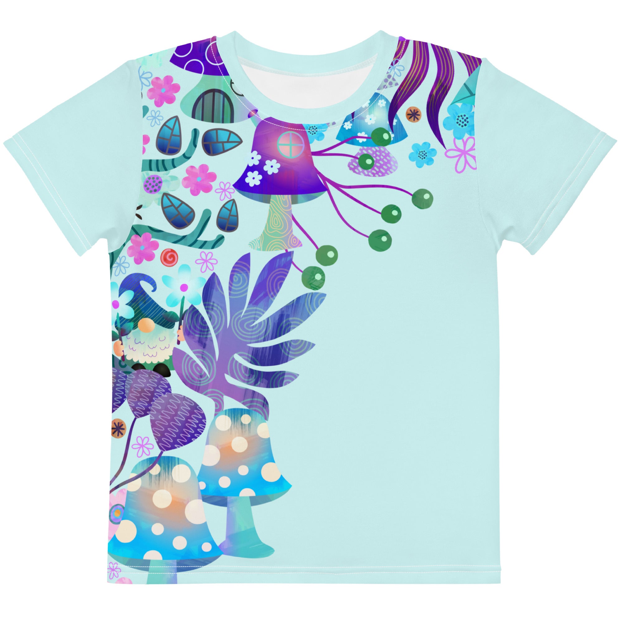 Kids crew neck t shirt Encharted Forest IV