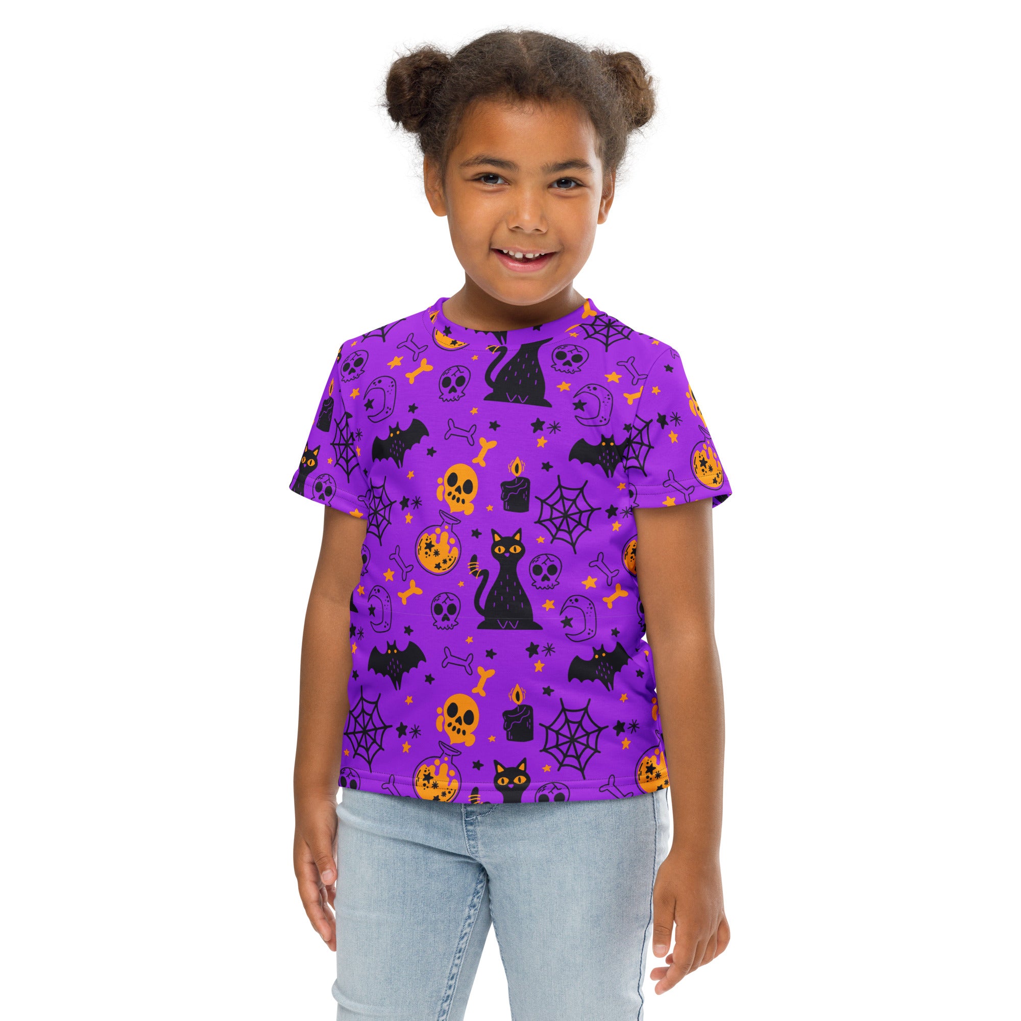 Kids crew neck t shirt Halloween I