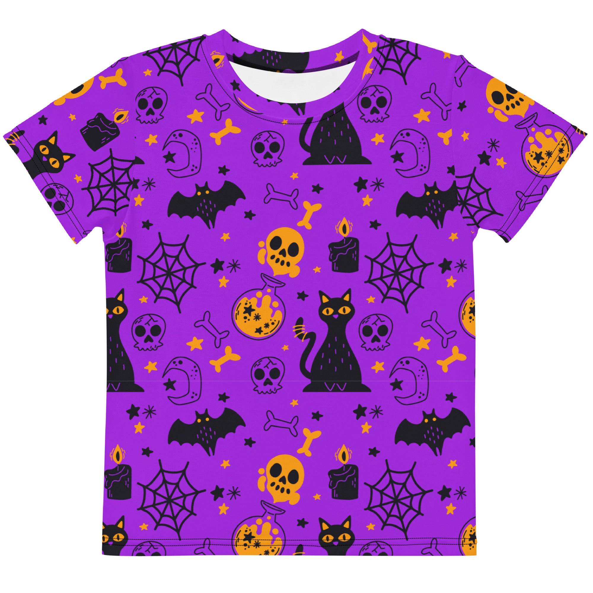 Kids crew neck t shirt Halloween I