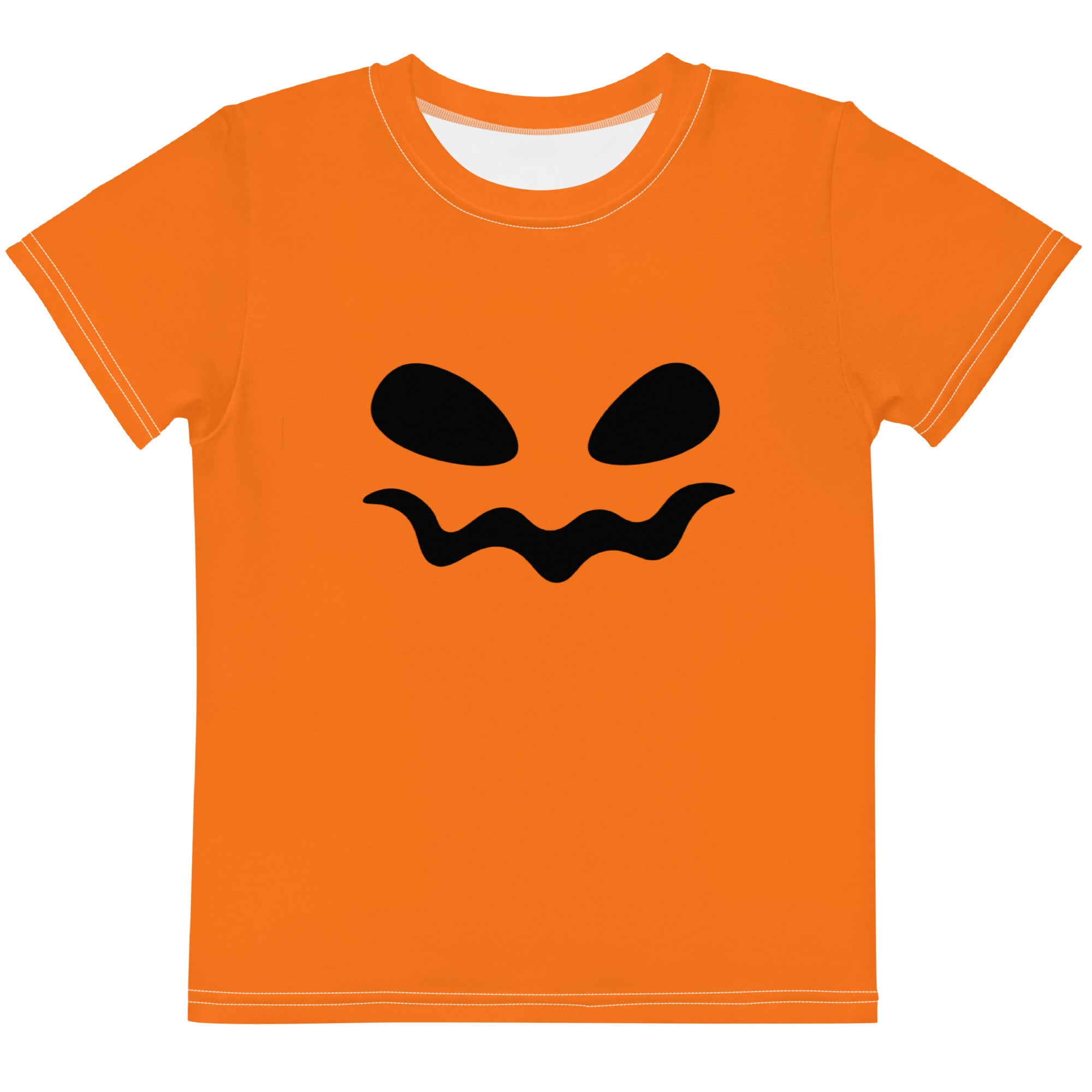 Kids crew neck t shirt Spooky smile I