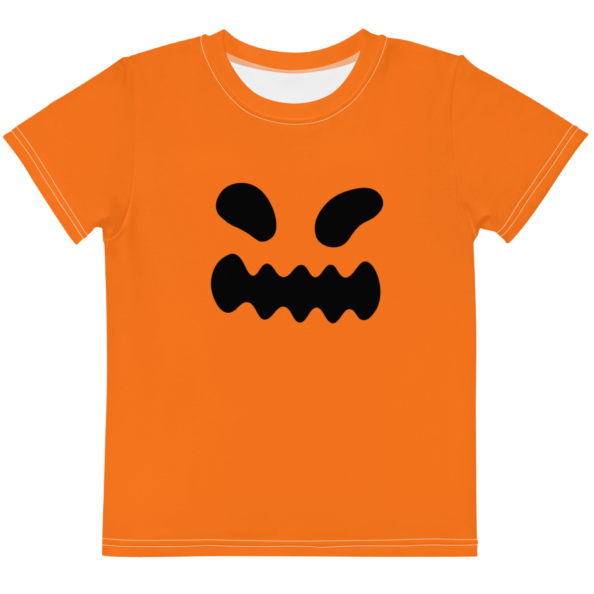 Kids crew neck t shirt Spooky smile II