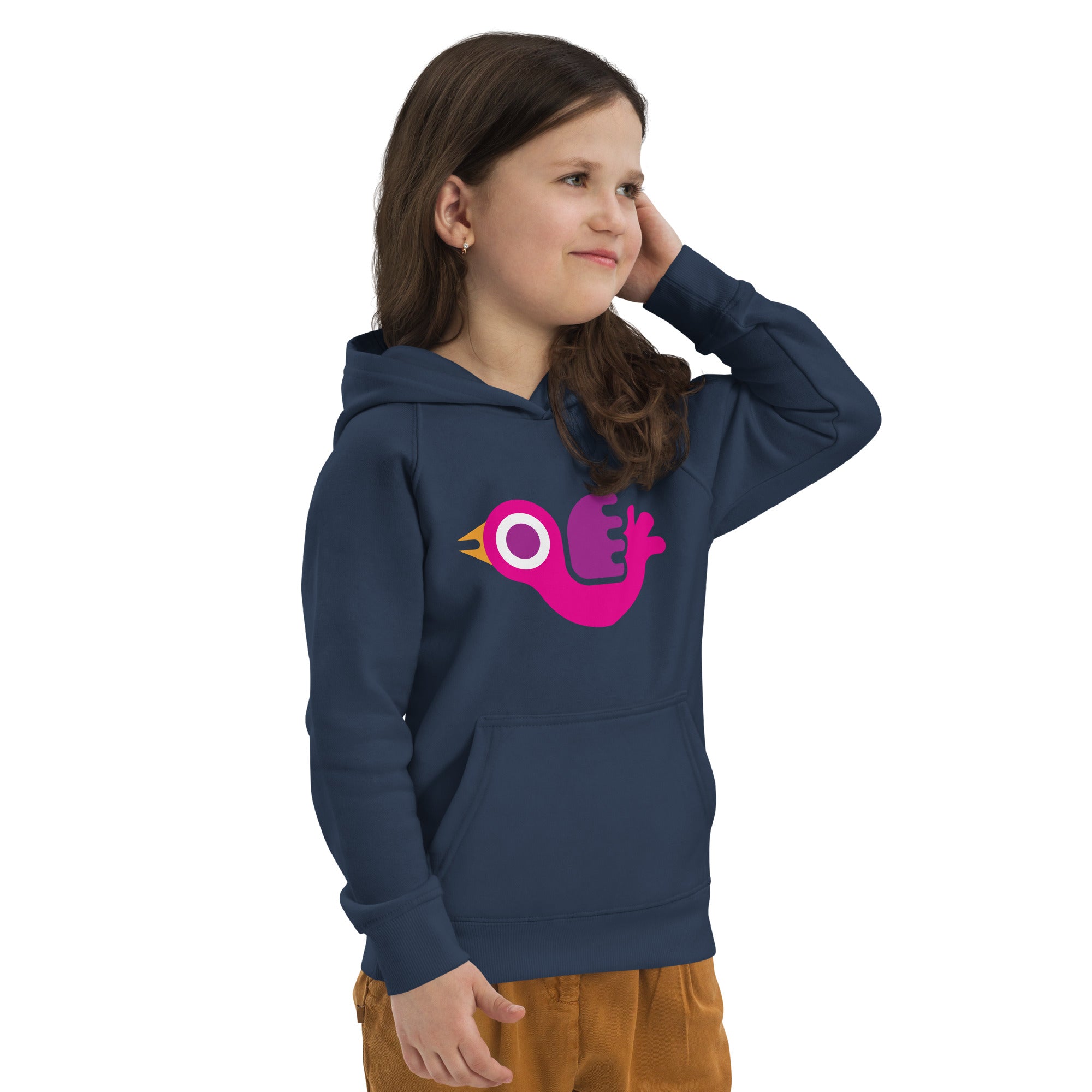 Kids eco hoodie Bird I