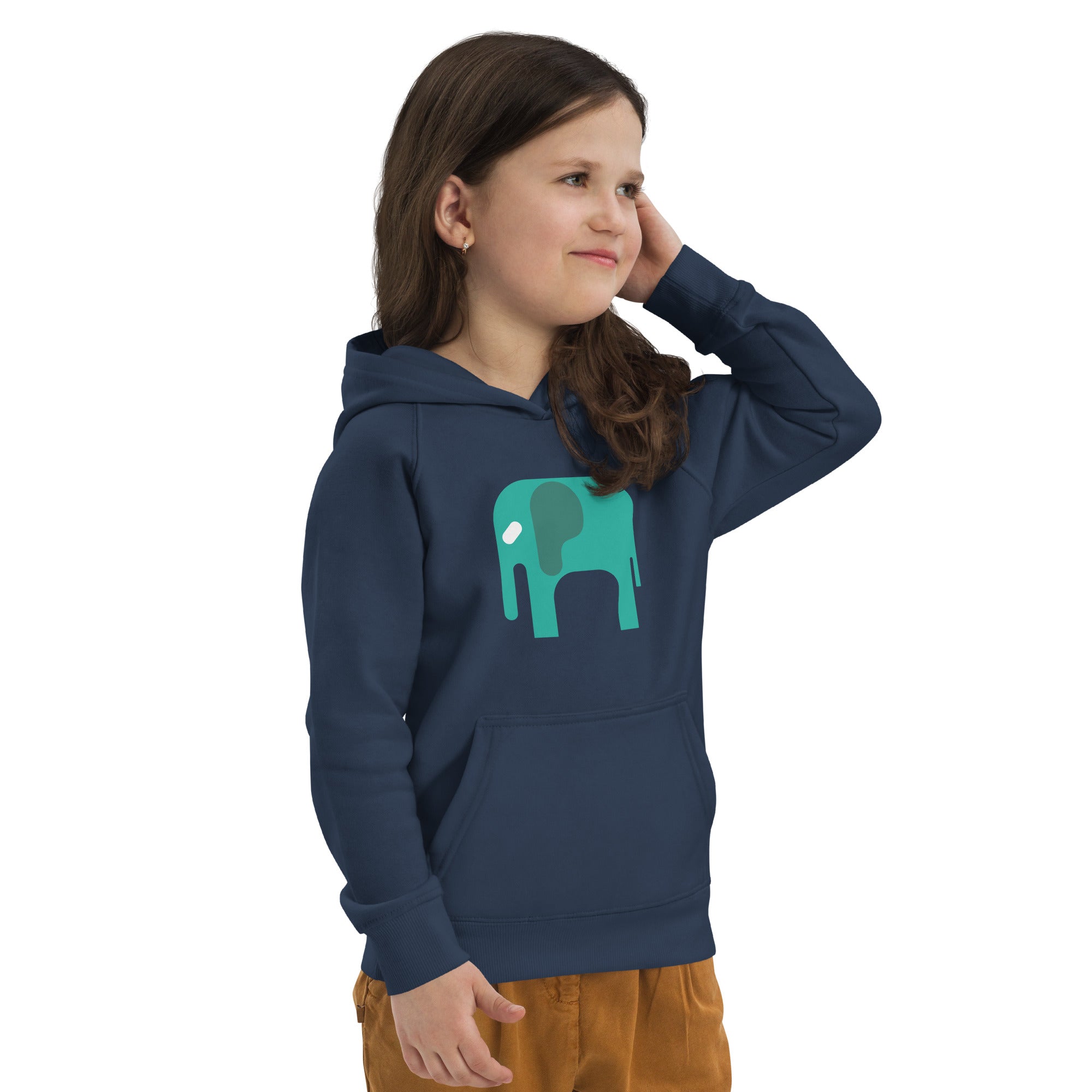 Kids eco hoodie Elephant